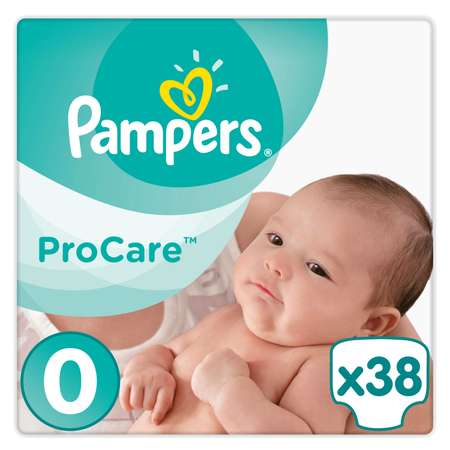 Подгузники Pampers Procare 0 (1-2,5 кг) 38 шт.