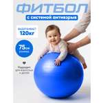 Фитбол Solmax синий 75 см