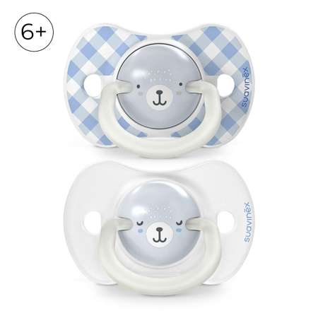 Пустышка Suavinex силикон ортодонтическая от 6 мес. 1 шт.