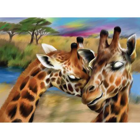 Алмазная мозаика Школа Талантов Жирафы