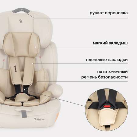 Автокресло Rant Basic Basic Spark Cream 1/2/3 (9-36 кг)
