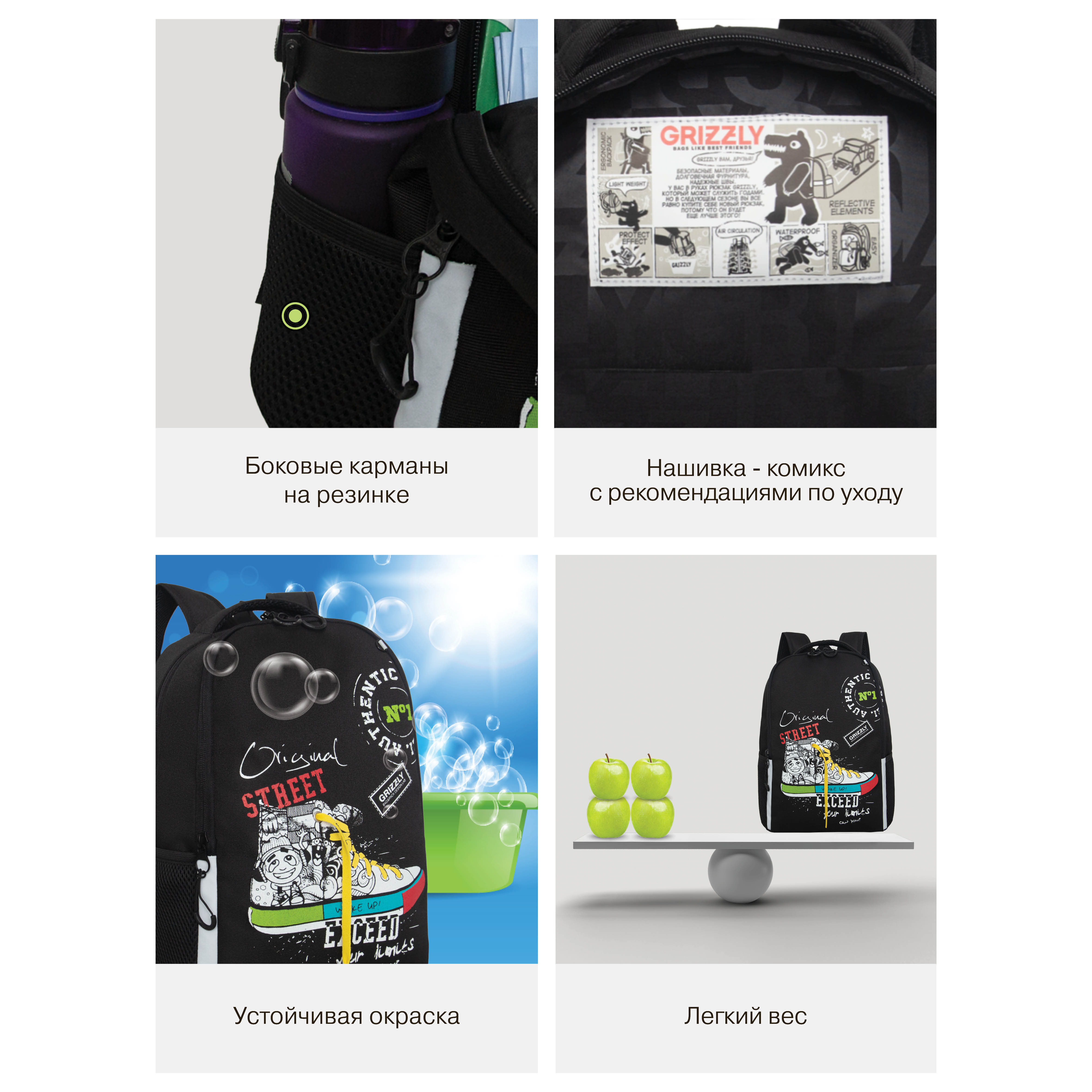 Рюкзак Grizzly для мальчика - фото 12