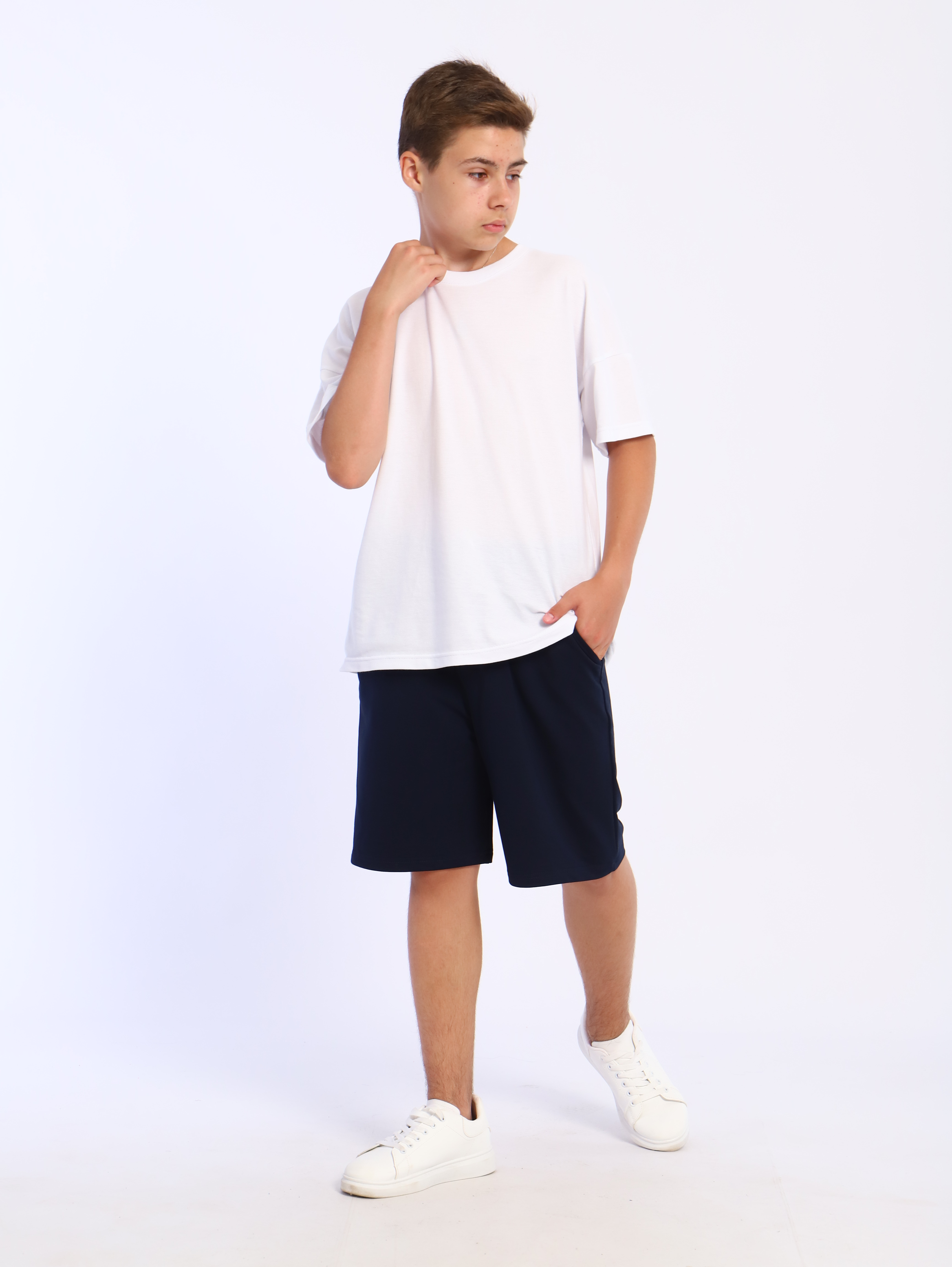 Шорты ЛАДОШКИ Шорты Олег синий - фото 9