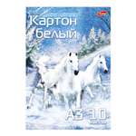 Белый картон Академия Холдинг 10 лист.
