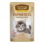 Корм для котят Деревенские лакомства 70г Отборный лосось паштет пауч