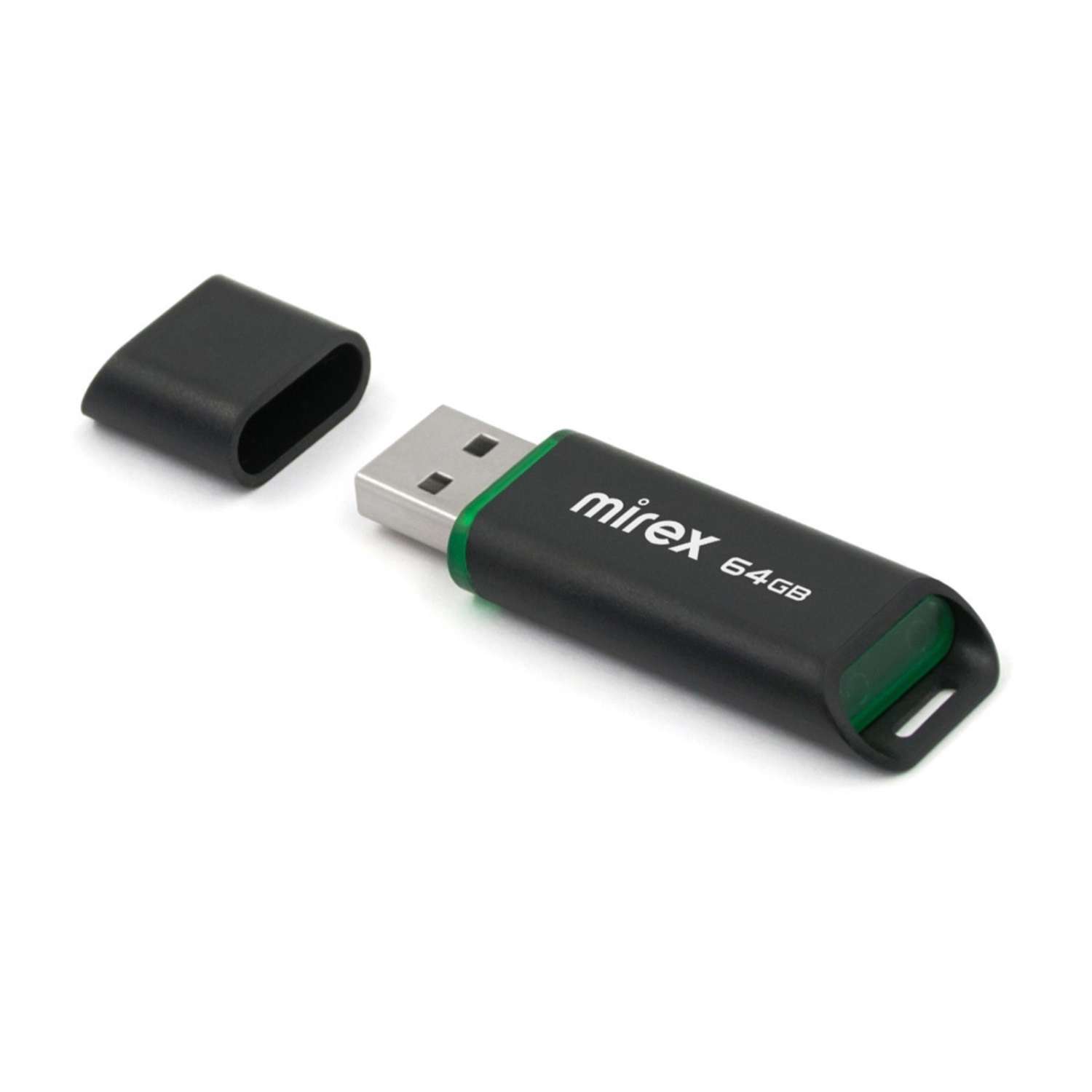 Флешка mirex Spacer 64 Гб USB2.0 чт до 25 Мб/с зап до 15 Мб/с Чёрная 10204221 - фото 3