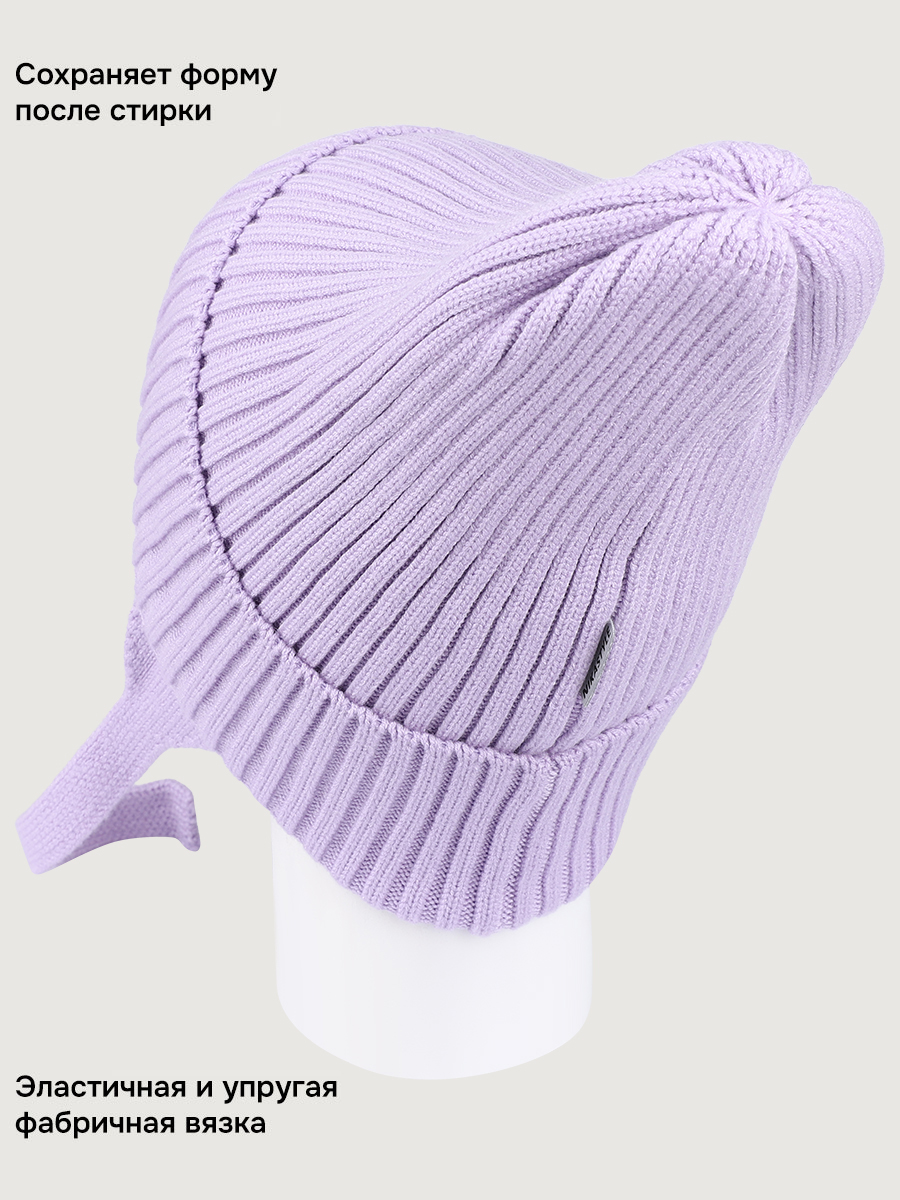 Шапка NIKASTYLE 11м21226 лаванда - фото 4