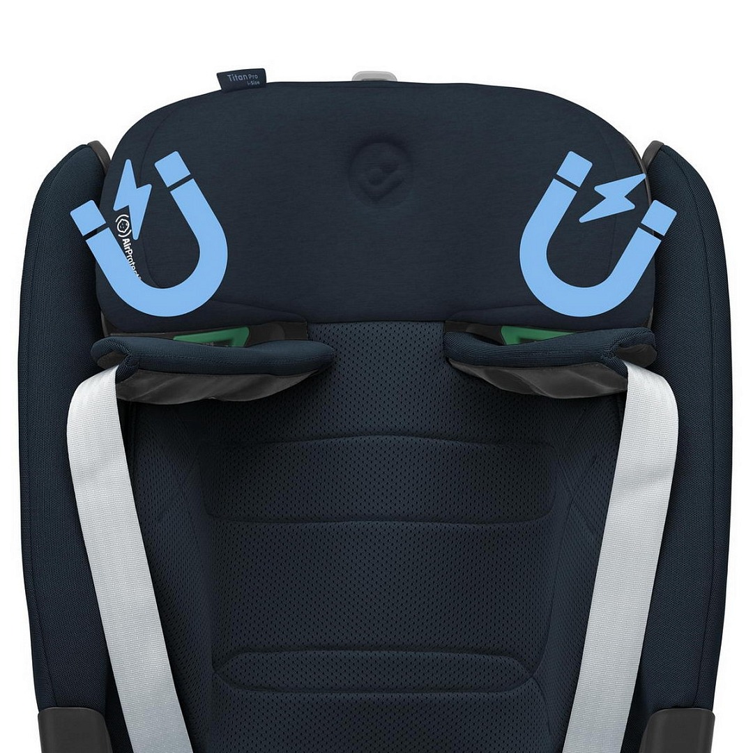 Автокресло Maxi-Cosi Titan Pro 2 i-Size Isofix 1/2/3 (9-36 кг) синий - фото 12