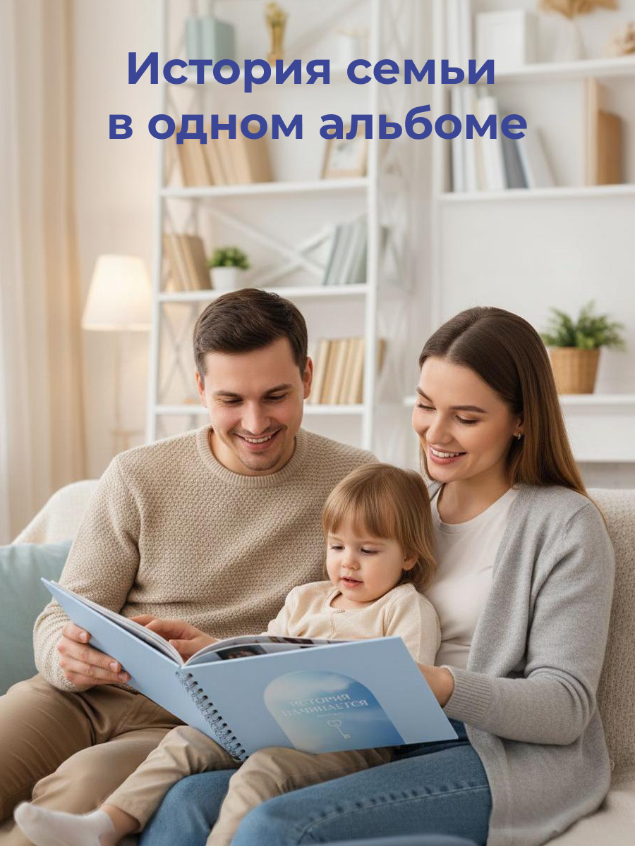 Фотоальбом iLikeGift История начинается 25x19 см, 20 листов - фото 6