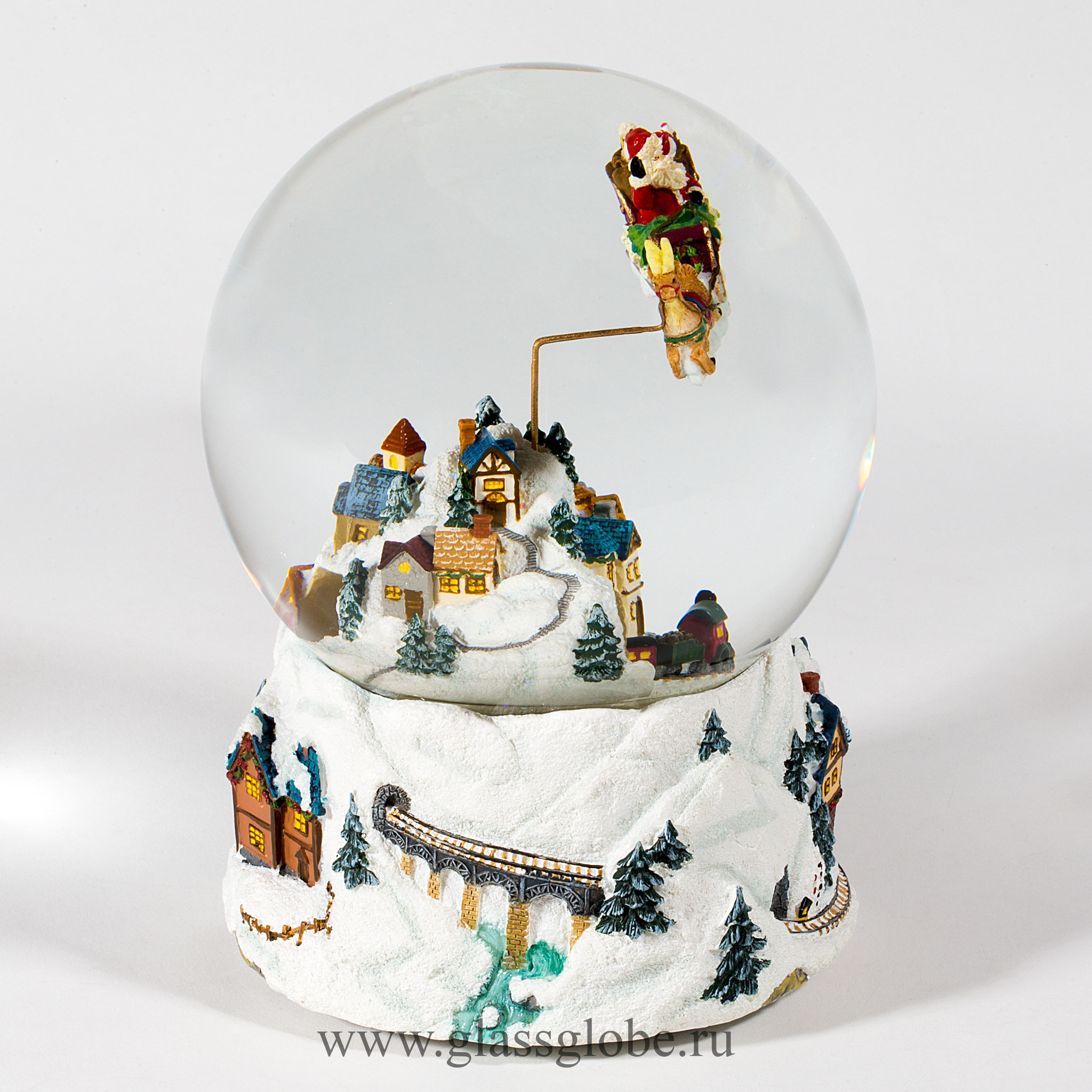 Стеклянный снежный шар Glassglobe Сочельник - фото 2