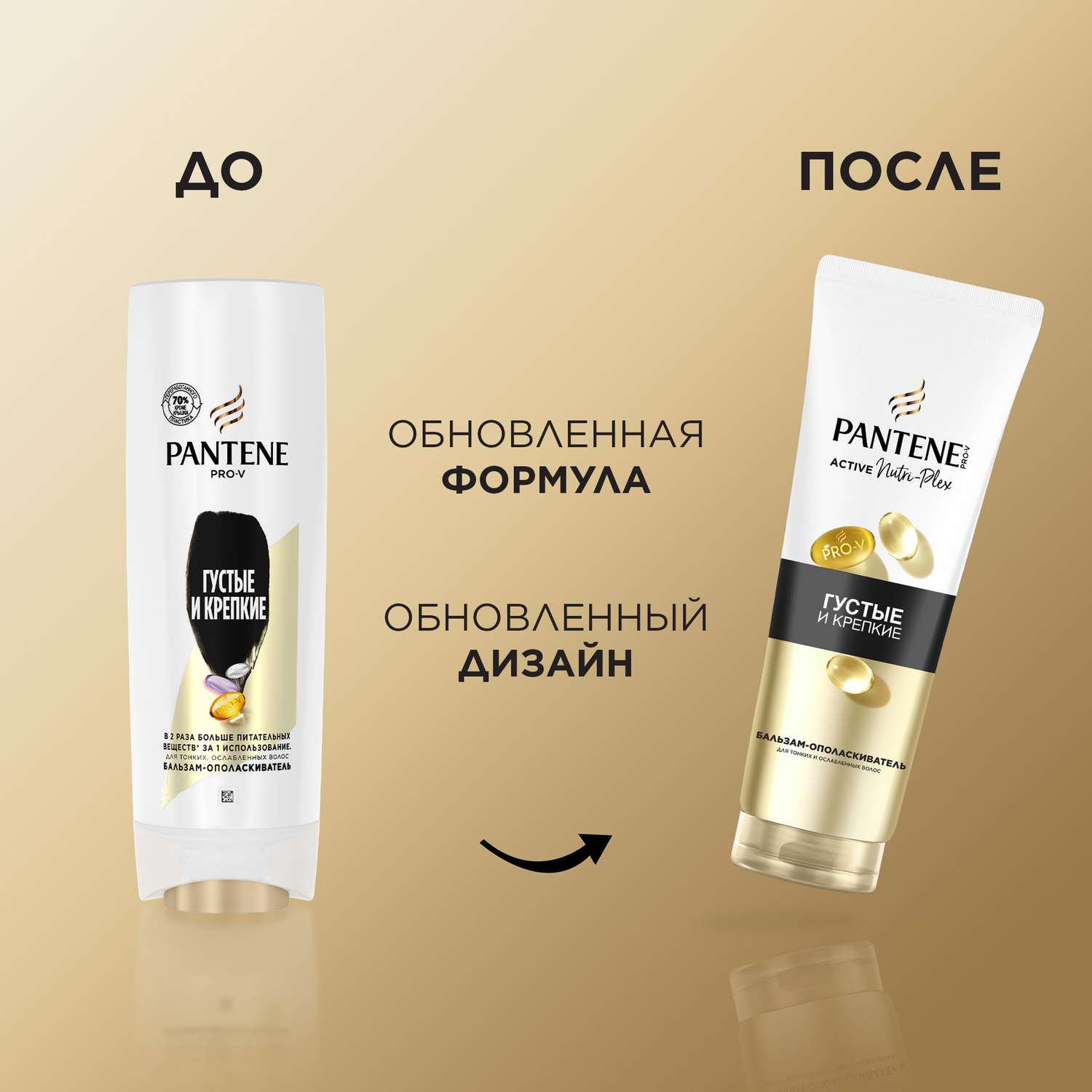 Бальзам Pantene Pro-V Густые и крепкие 275 мл - фото 3