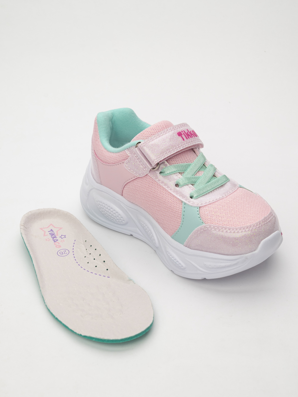 Кроссовки TikkaGo 1D10_41205_pink-biruza - фото 8
