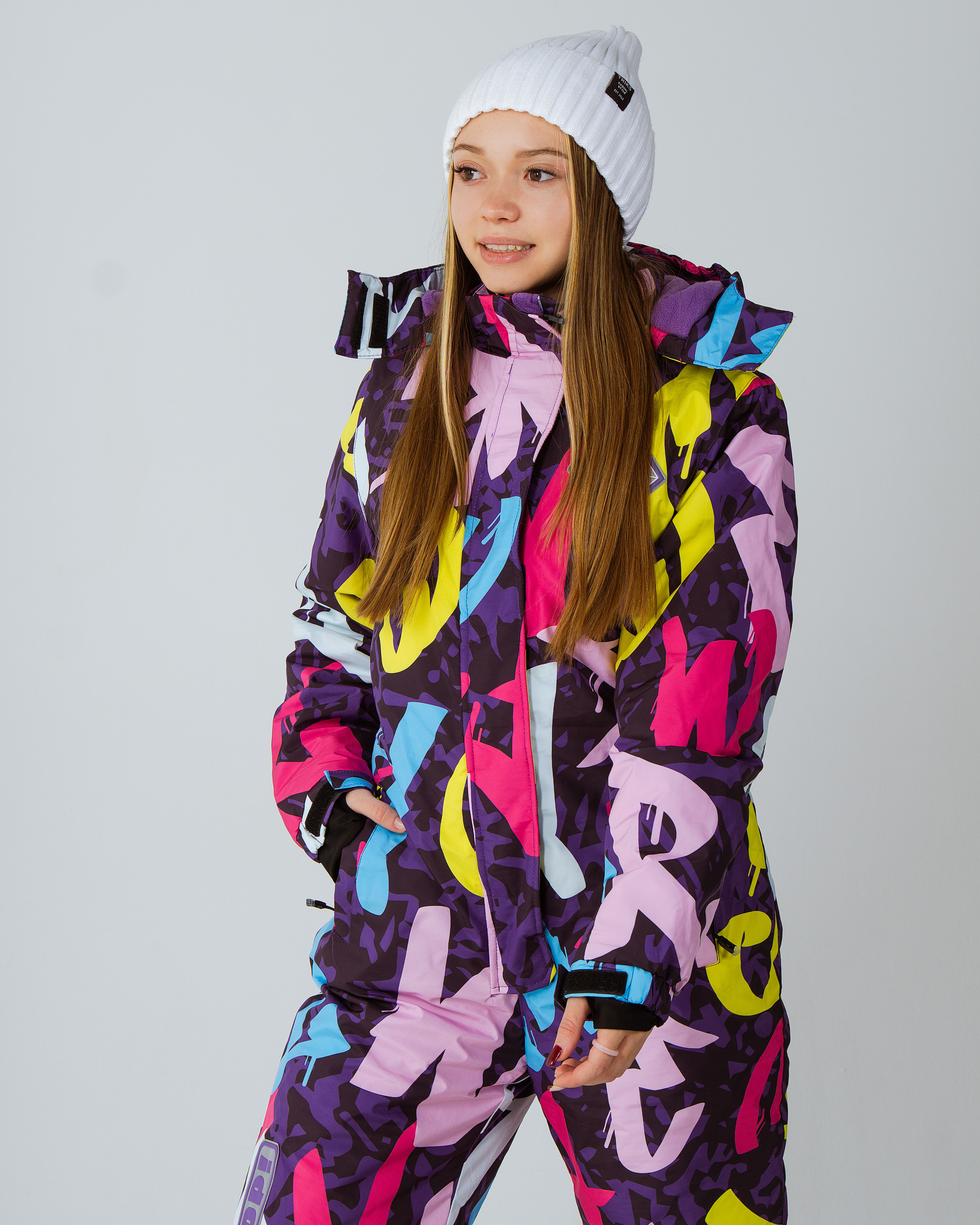 Комбинезон Saimaa GLO-10 фиолетово-розовый - фото 7