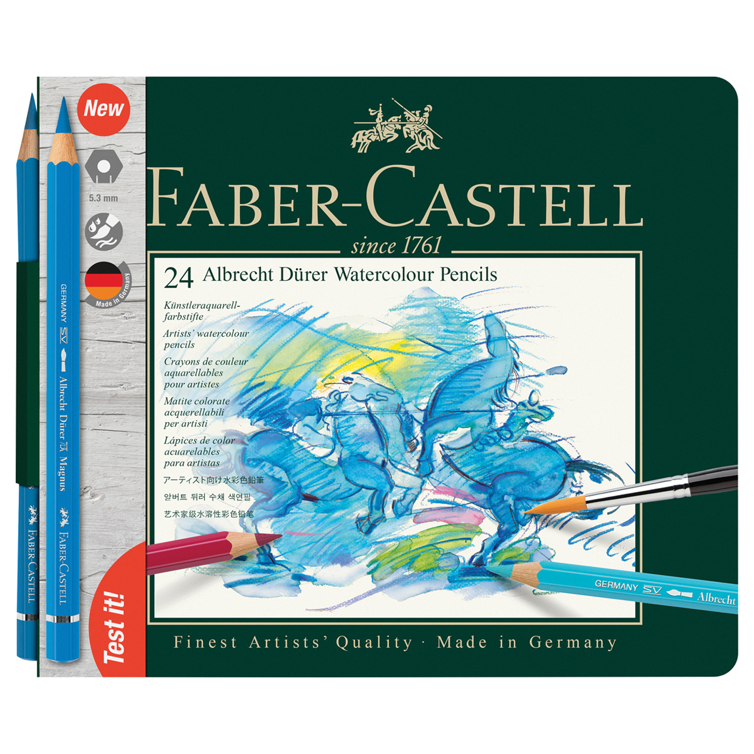 Карандаши цветные Faber Castell 24 шт. - фото 2