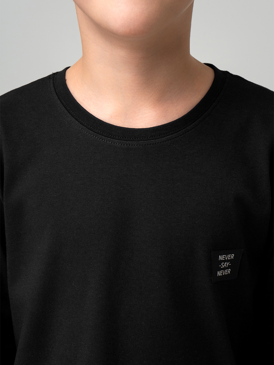 Лонгслив BONITO KIDS SS6096черный - фото 4