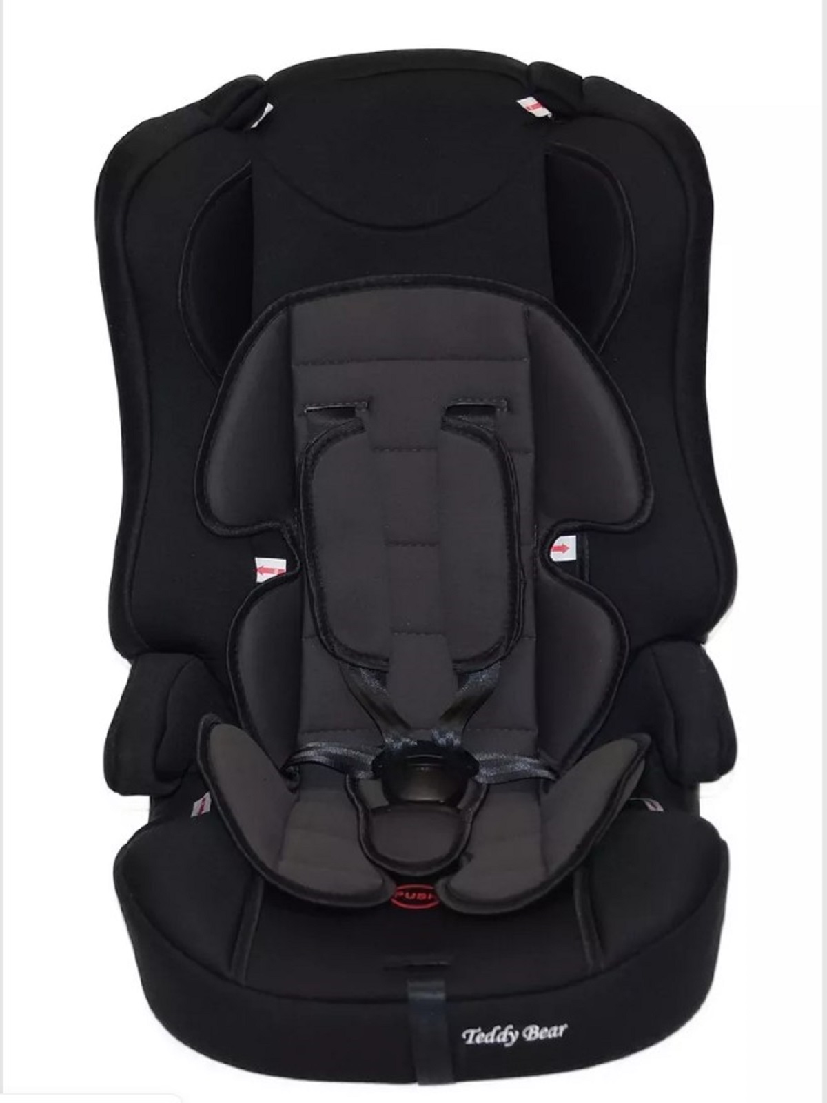 Автокресло Teddy Bear 513R/04/01 черный-серый 1/2/3 (9-36 кг) - фото 1