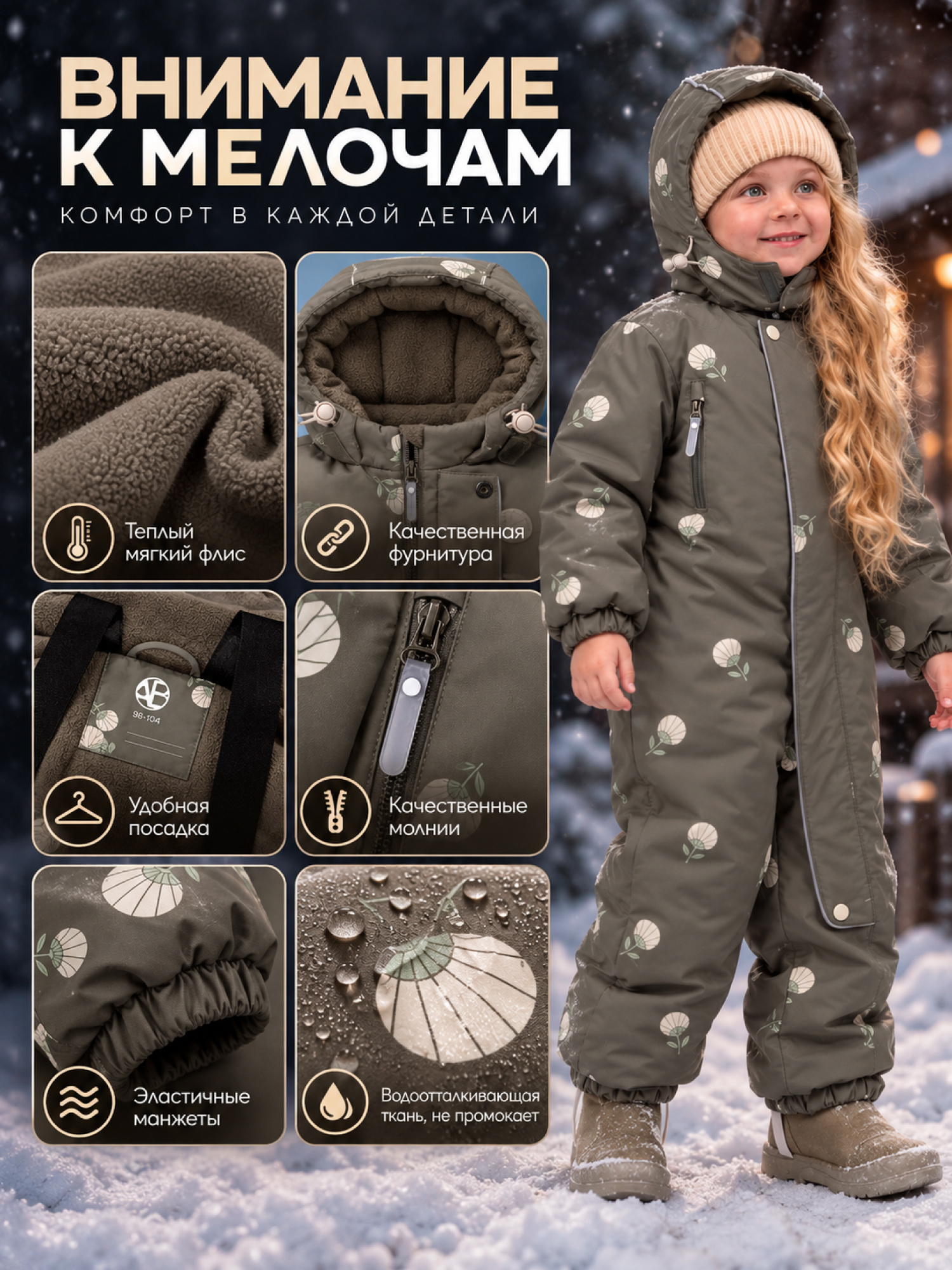 Комбинезон Amarobaby AB-OD26-6202AD/59 - фото 27