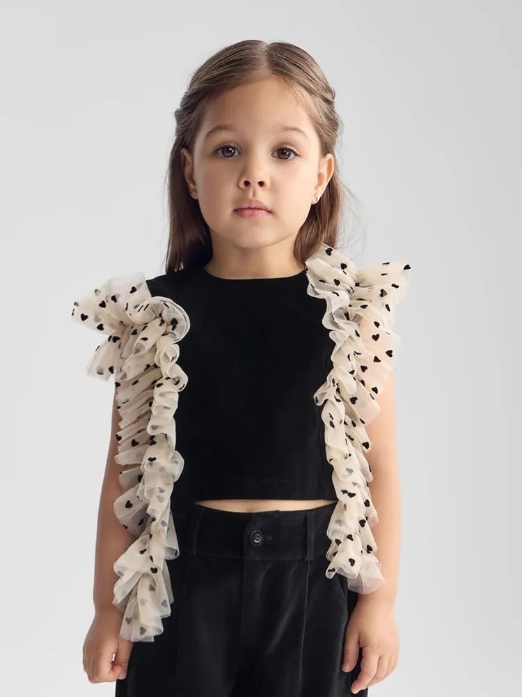 Топ Happy Baby 88619-1_black - фото 1