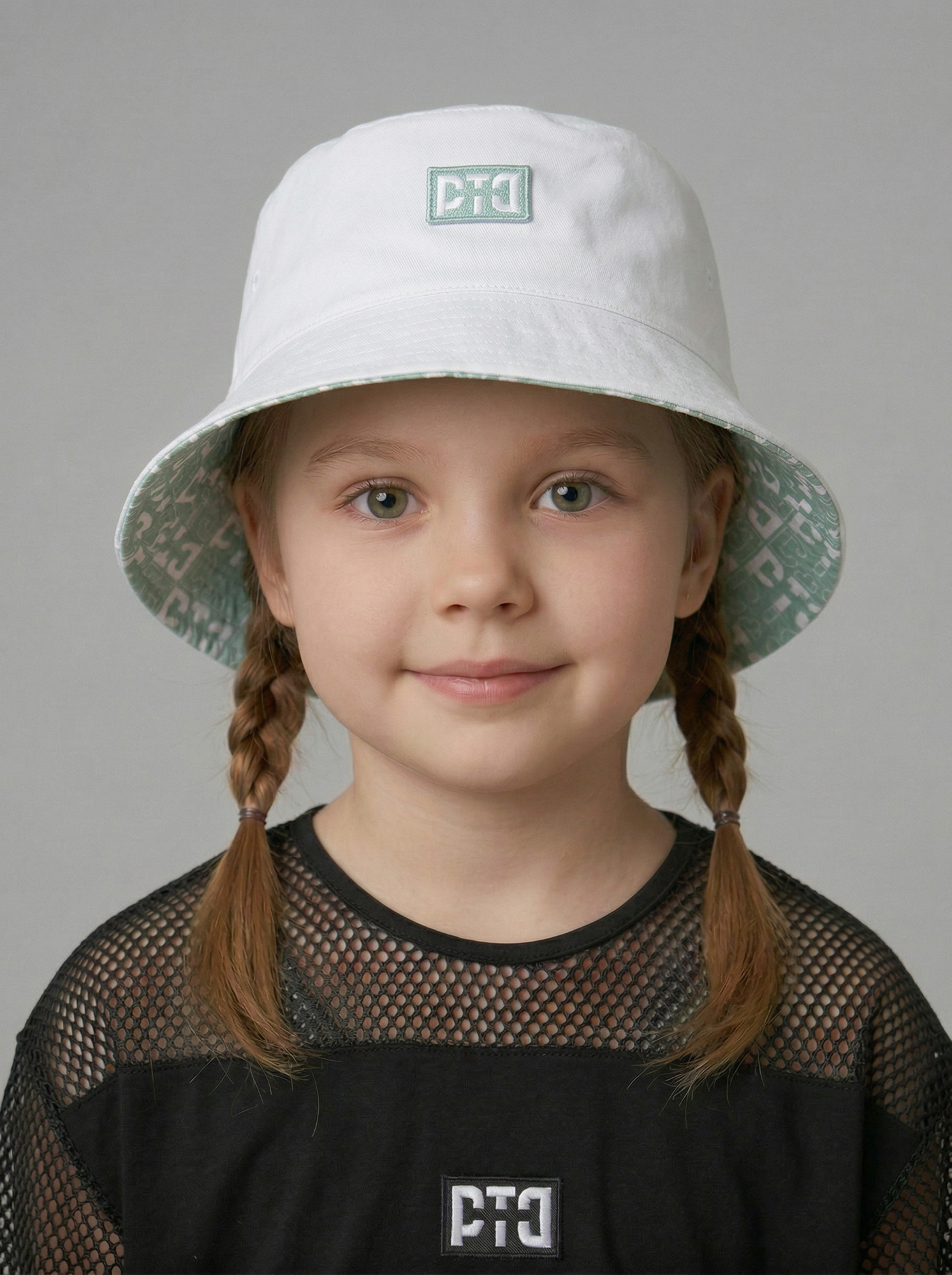 Изображение товара Панама PlayToday для девочки 52 двусторонняя хлопковая панама