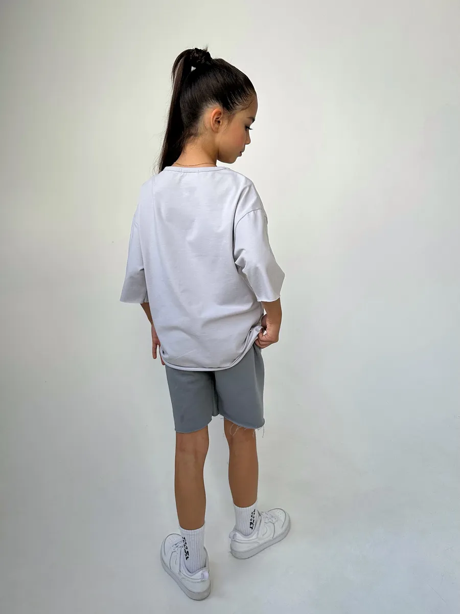 Футболка ROOMY ESSENCE BASICshirt/grey - фото 7