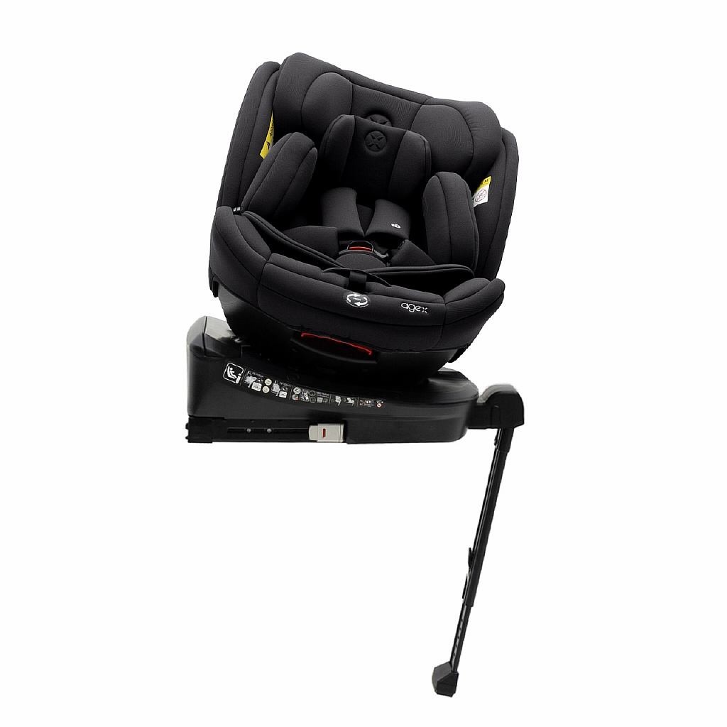 Автокресло agex Comfort i-Fix 360 Isofix 0+/1/2/3 (0-36 кг) черный - фото 9