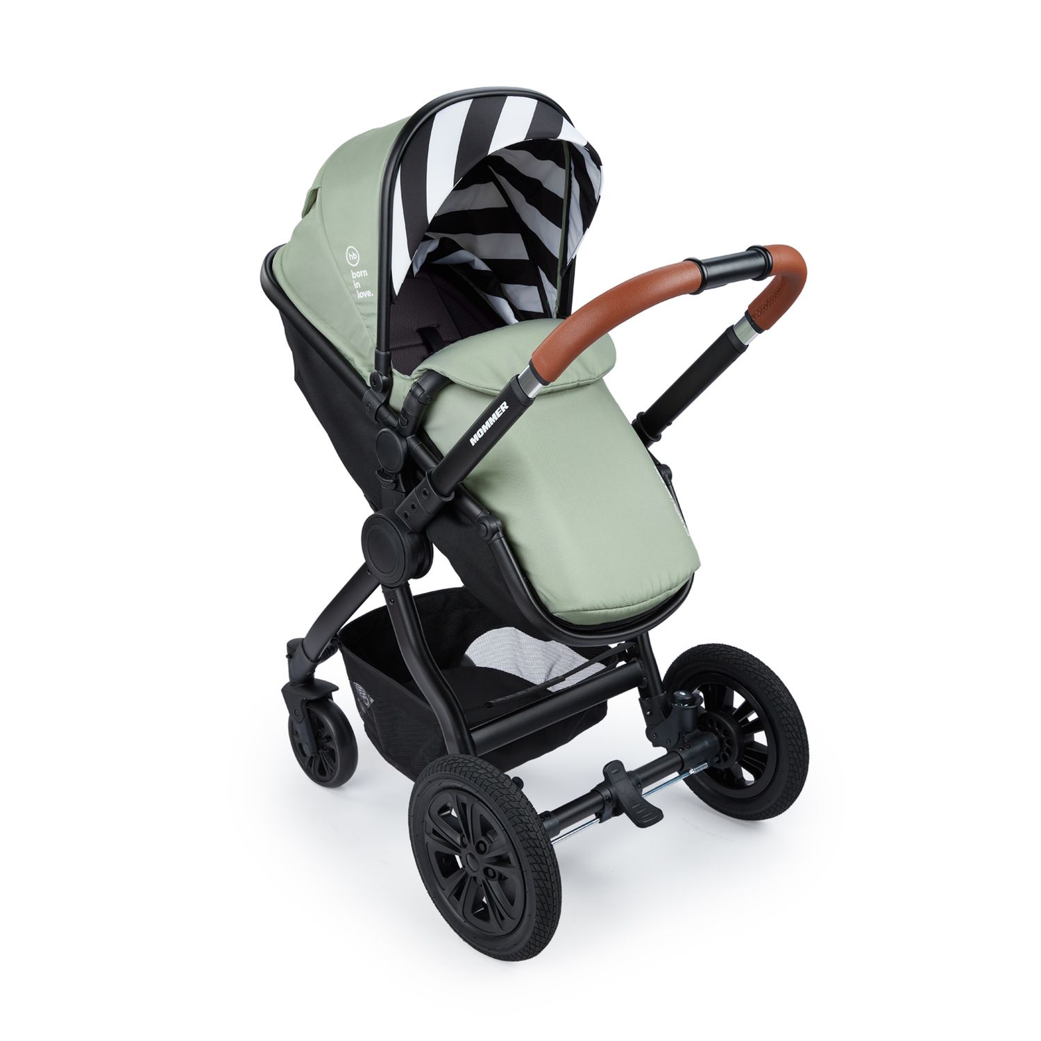 Коляска трансформер Happy Baby Mommer Dark Green зеленый - фото 11