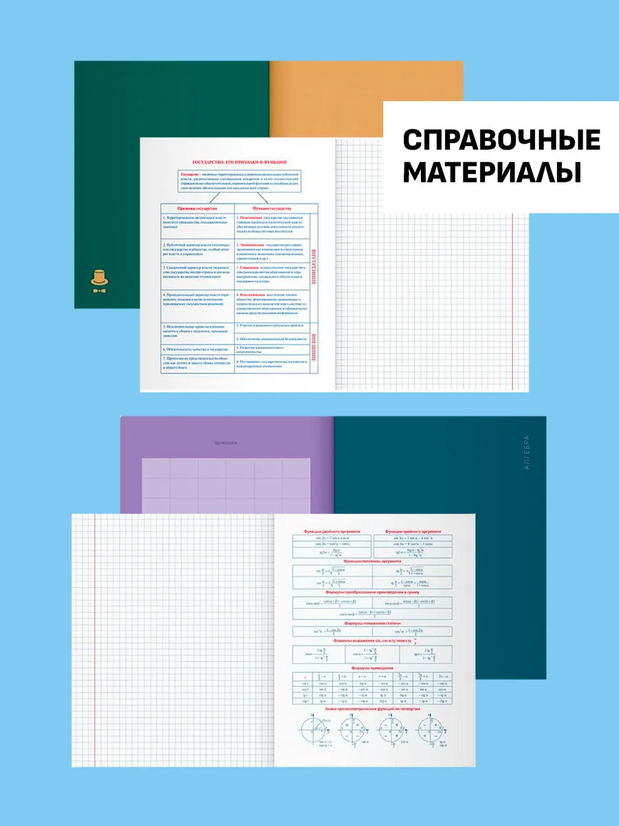 Тетрадь BG 48 лист. 12 шт. (Алгебра, Английский язык, Биология, Физика, География, Геометрия, Химия, Информатика, История, Литература, Обществознание, Русский язык) - фото 16