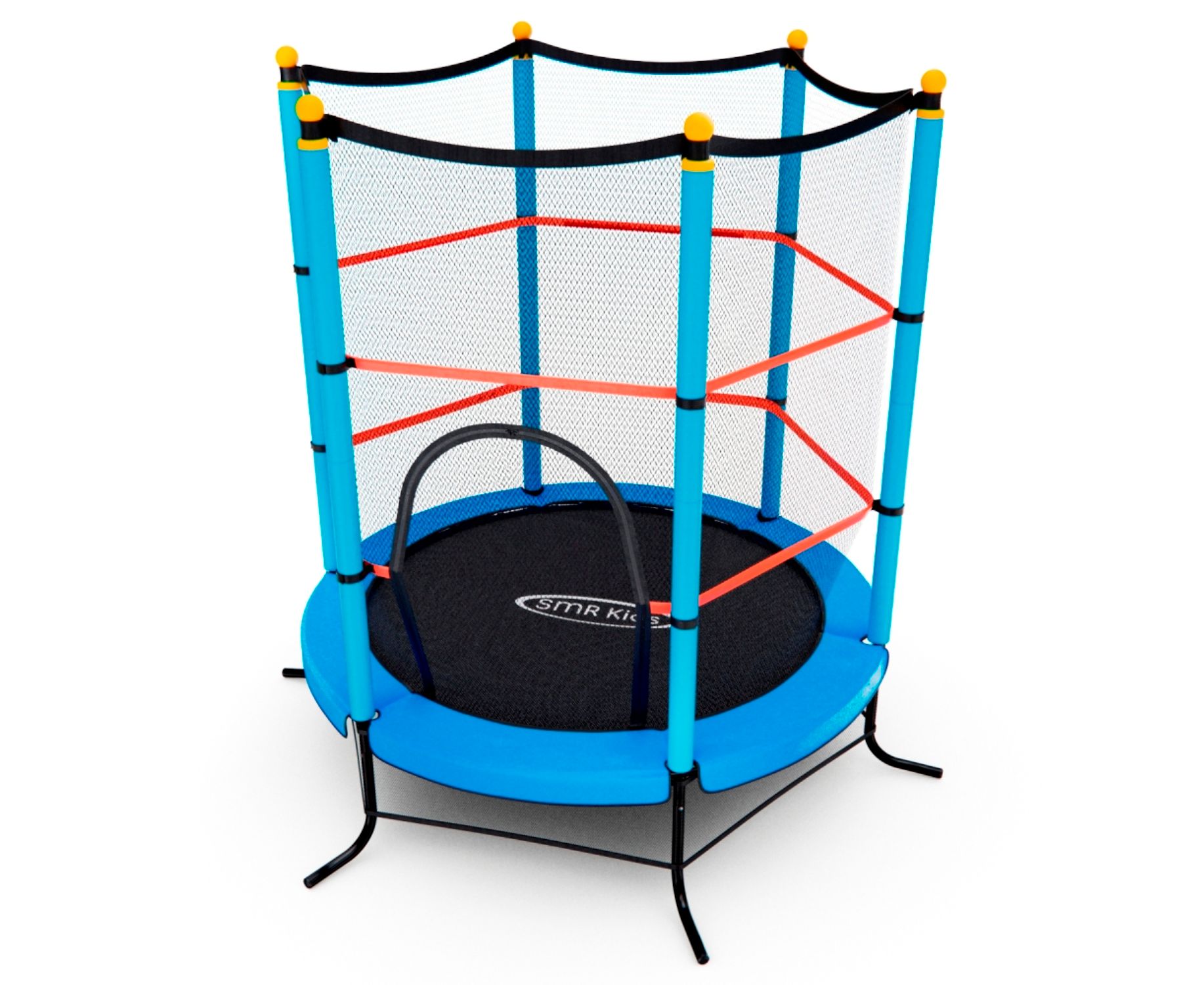 Батут детский с сеткой DFC DFC SMRKIDS 55 BLUE - фото 1