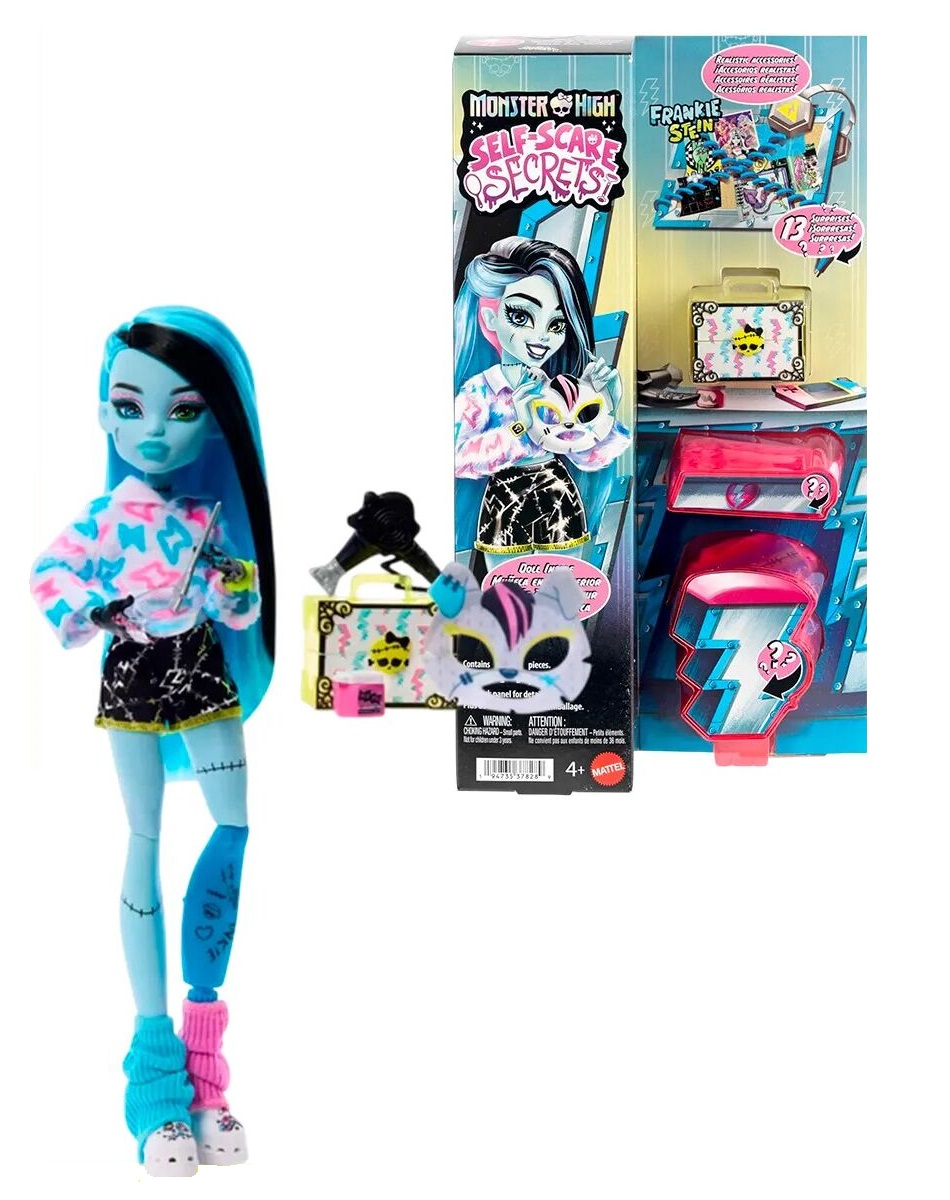 Кукла модельная Monster High Фрэнки Штейн с аксессуарами высота 28 см JMG73 - фото 1