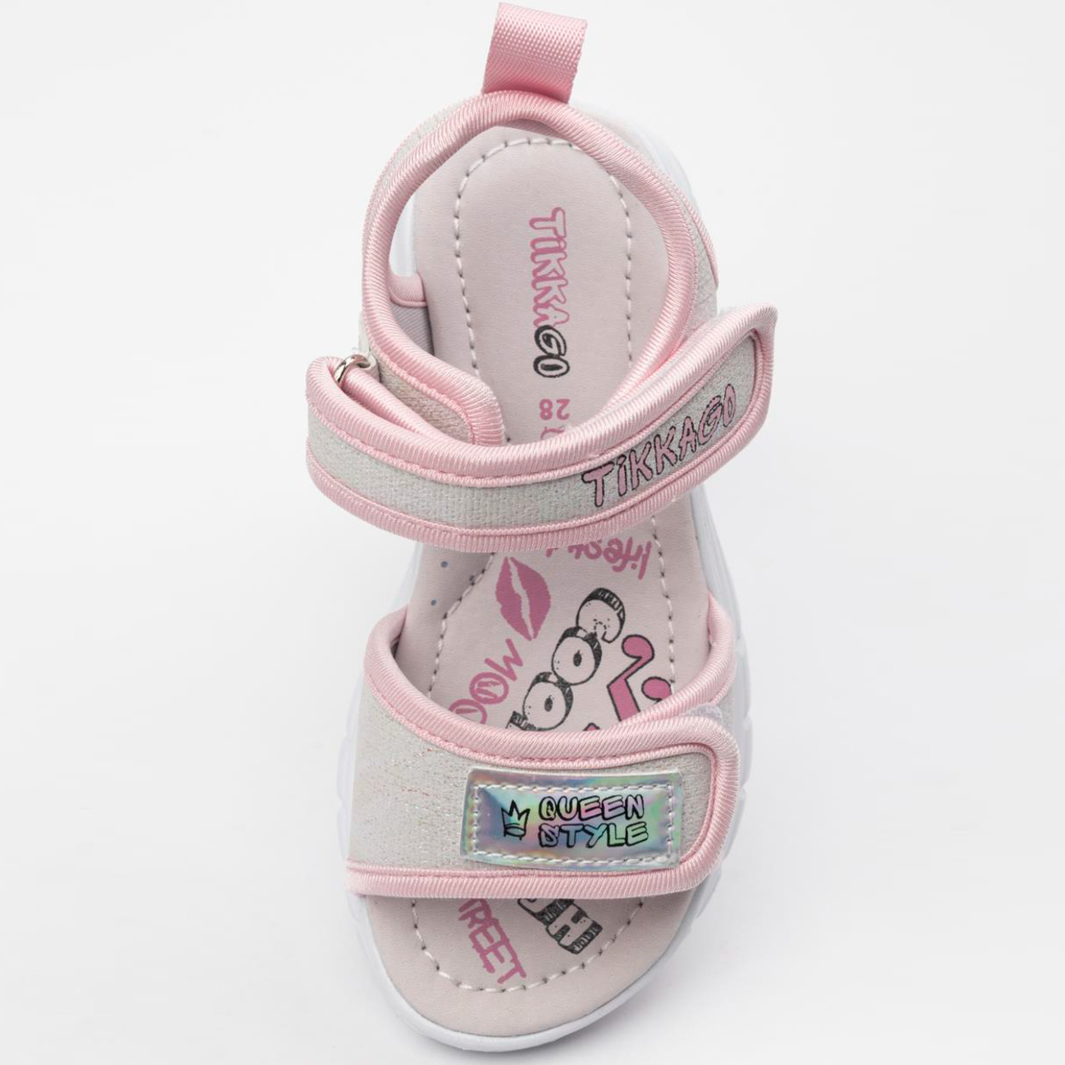 Сандалии TikkaGo 5A13_262616_silver-pink - фото 2