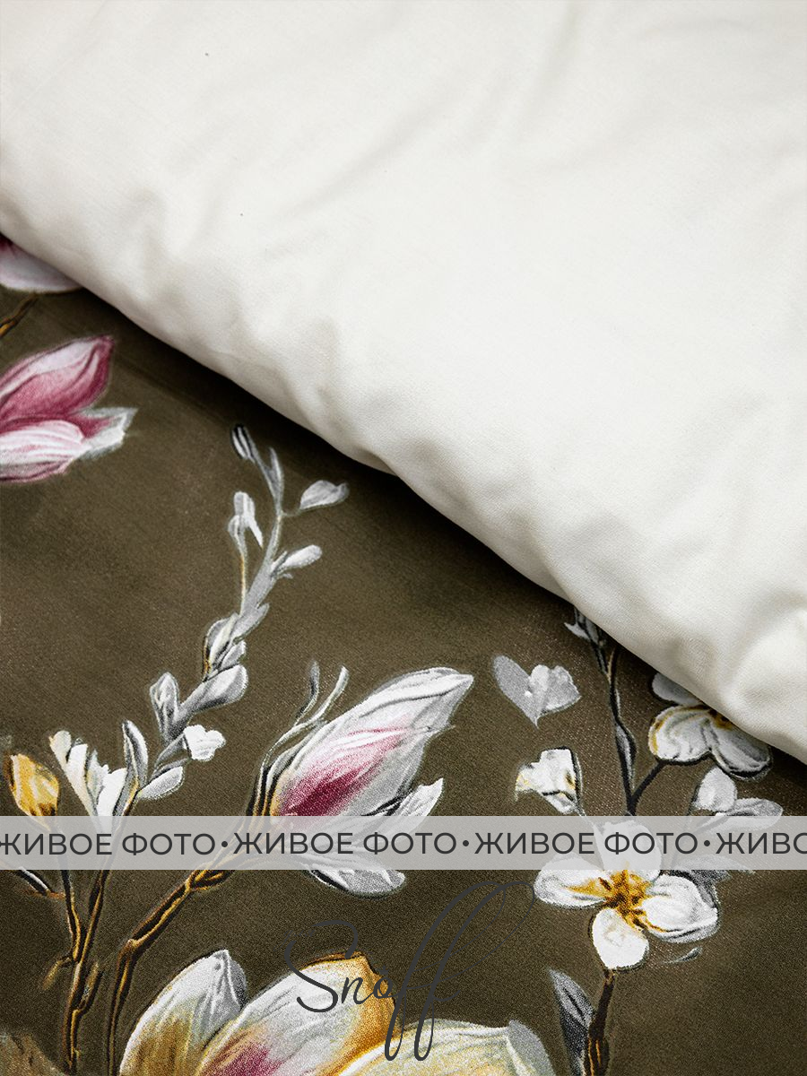 Комплект постельного белья для SNOFF Дэниэла сатин полутораспальный 4 предм. - фото 11