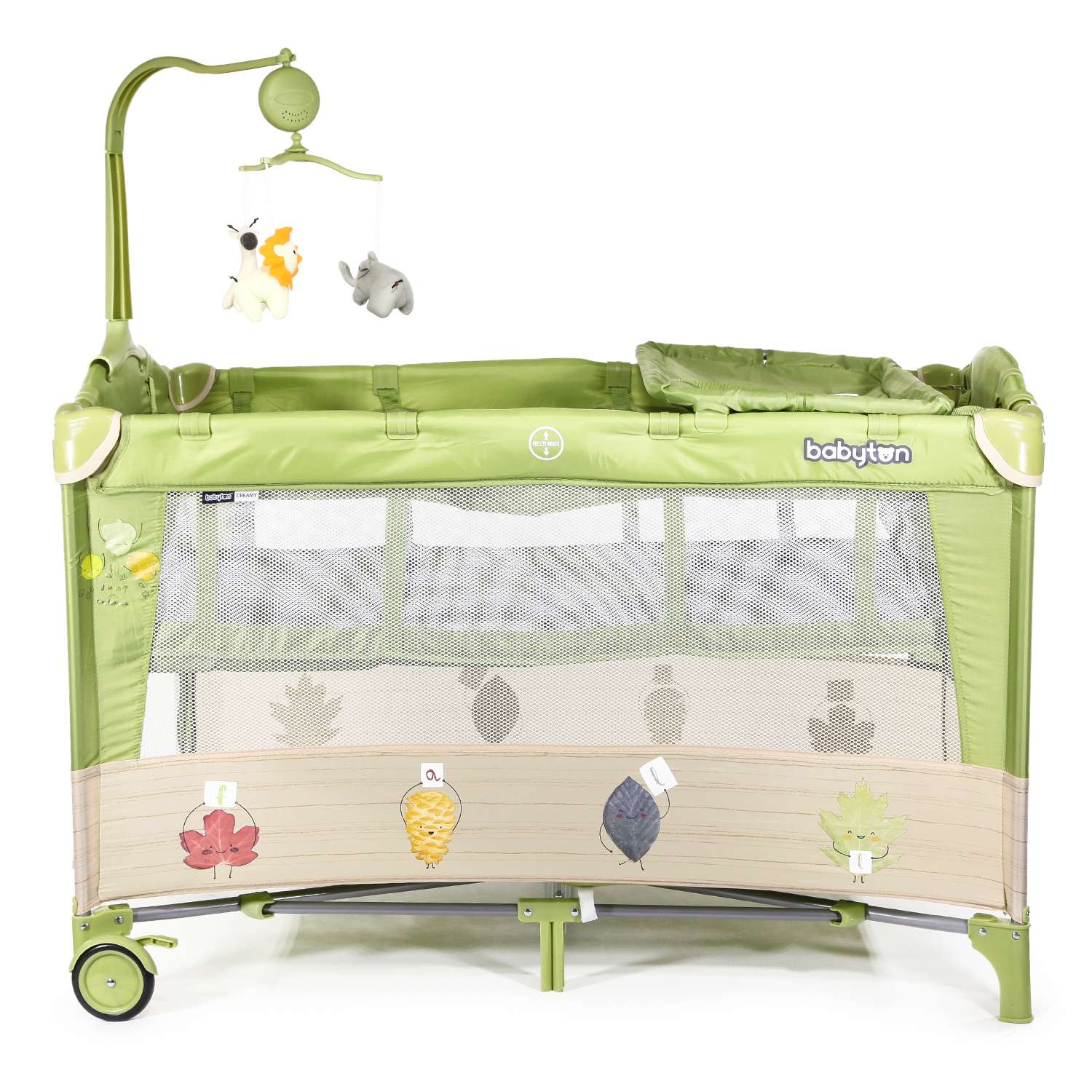 Манеж-кровать Babyton Dreamy Green P610 - фото 2