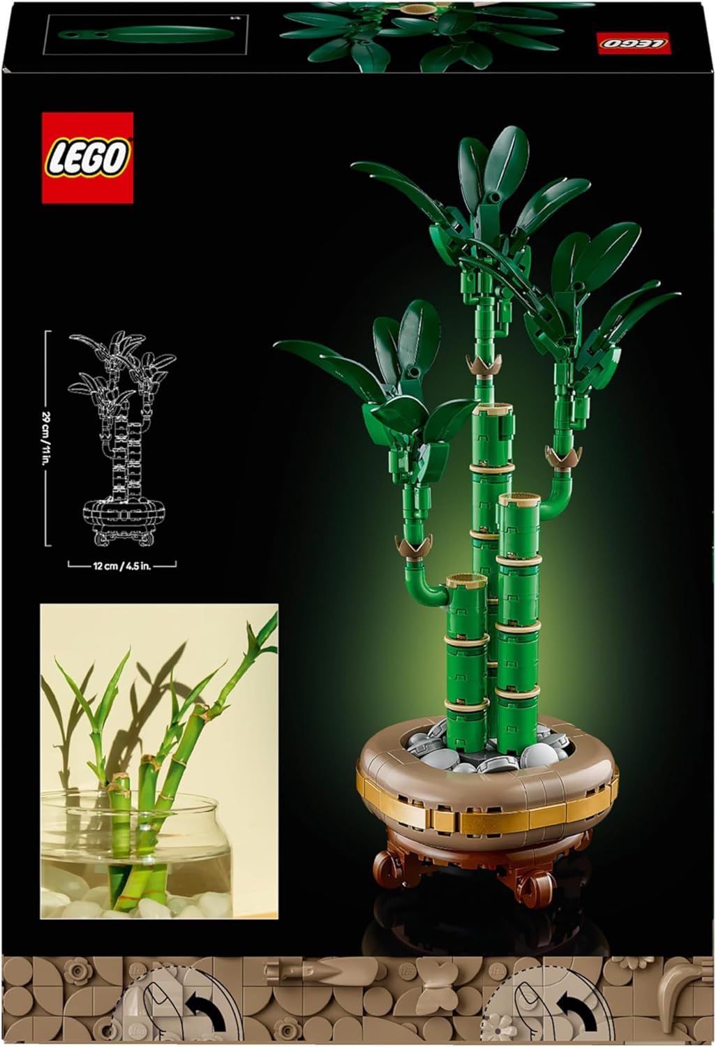 Конструктор LEGO Botanicals Бамбук Символ удачи - фото 8