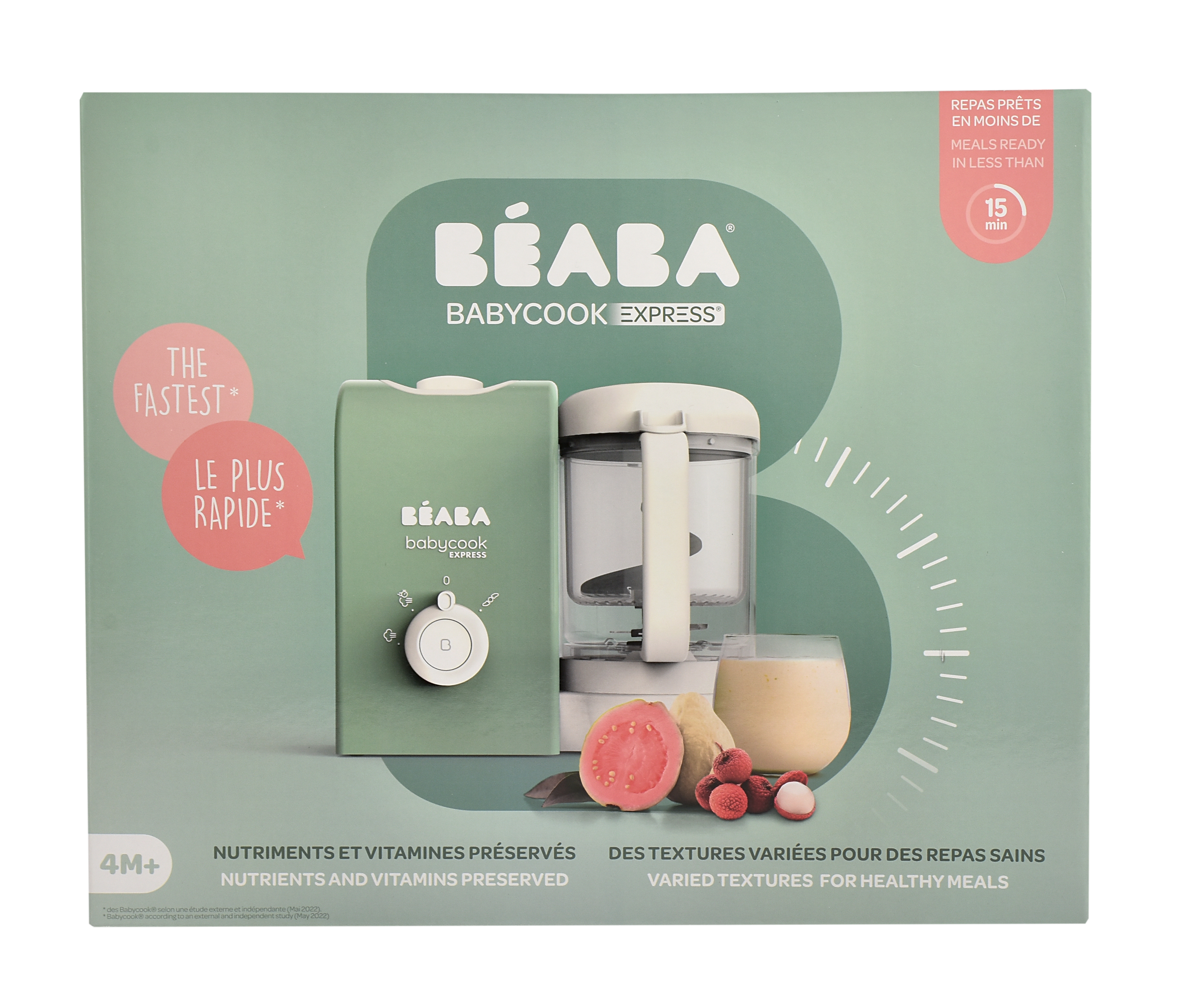 Пароварка блендер для детского питания BEABA BABYCOOK EXPRESS - фото 6