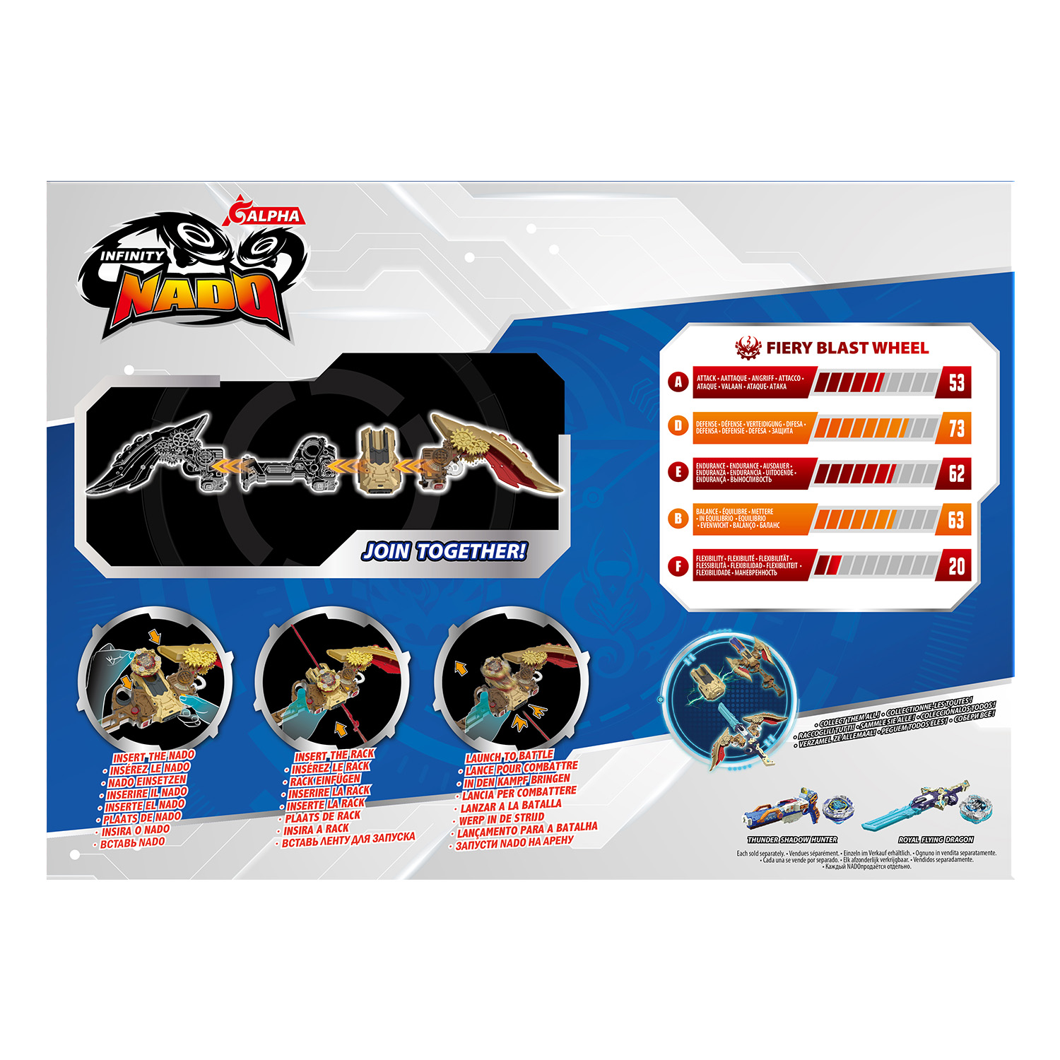 Игровой набор Infinity Nado Fiery Blast Wheel - фото 4