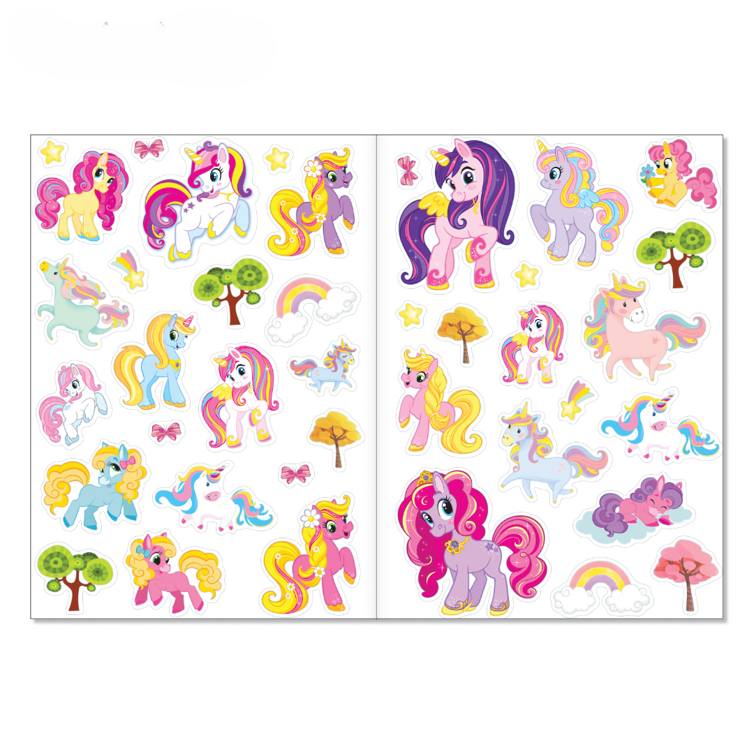 Книжное комплектное издание Буква-ленд с многоразовыми наклейками Для девочек А4 2 шт - фото 5