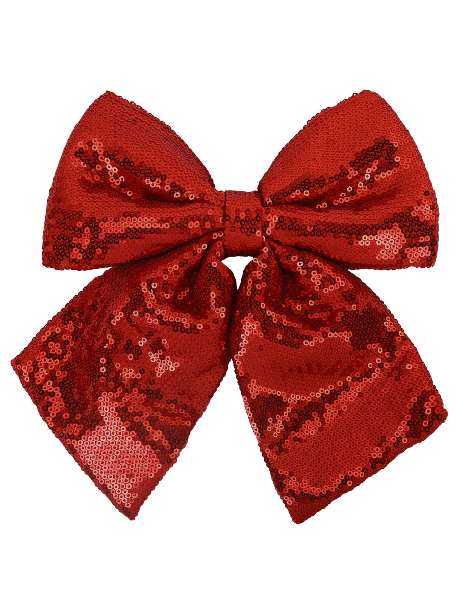 Елочные игрушки Золотая сказка украшение новогодней елки Бант с пайетками 20x22 см - фото 7