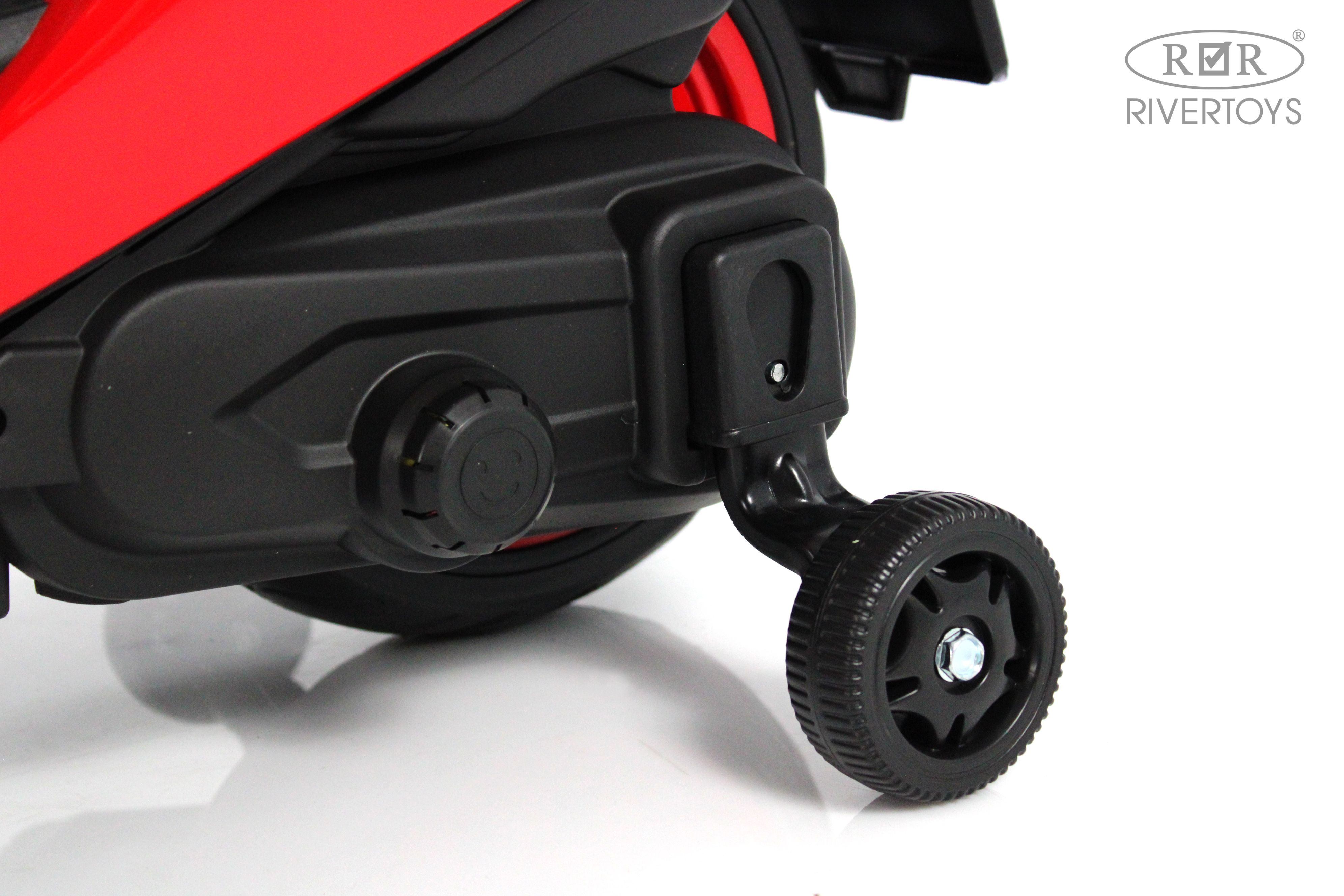 Электромобиль RIVERTOYS Z555ZZ-BEIGE-RED - фото 8