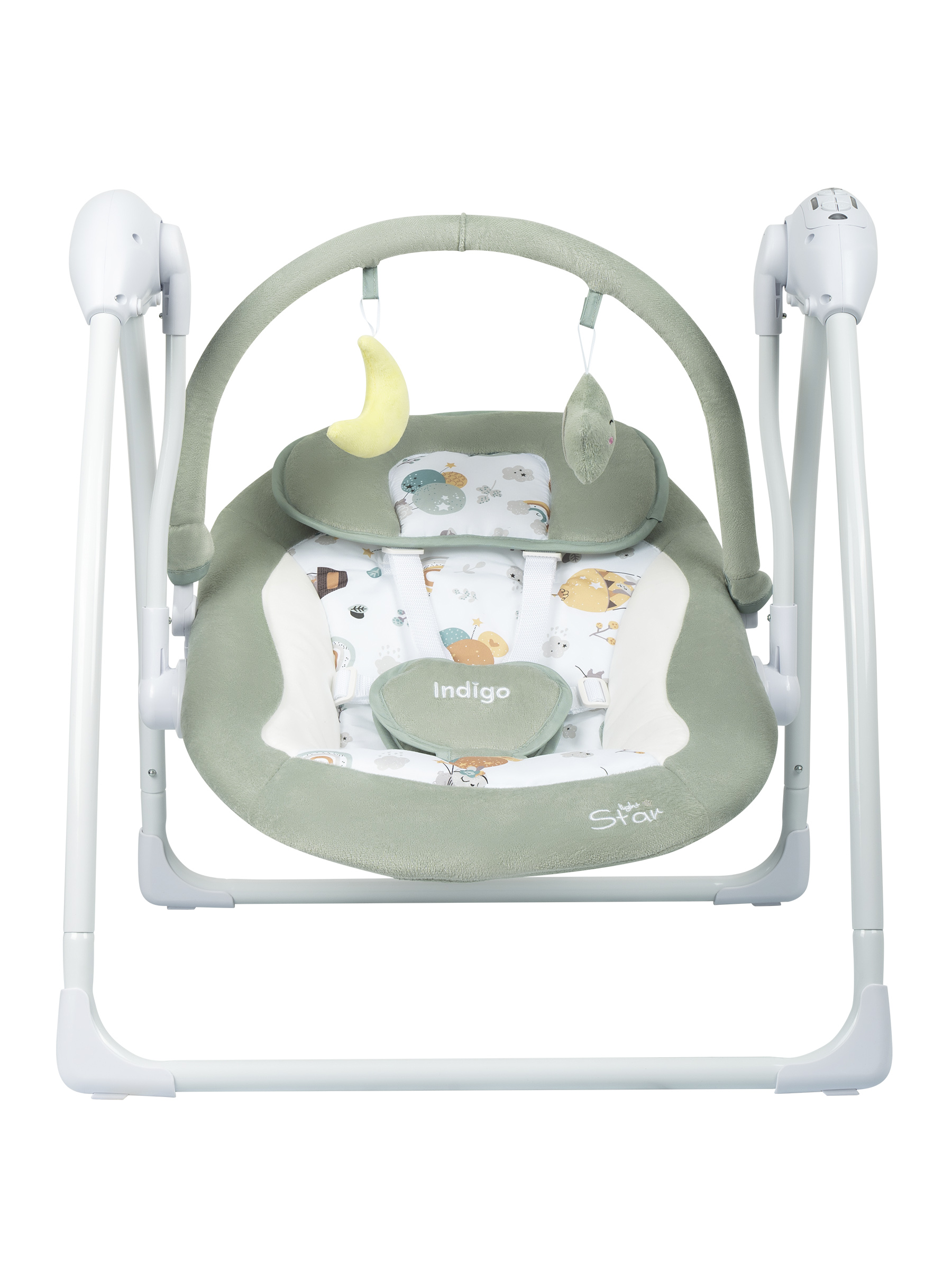 Качели Indigo Star light зеленый - фото 14