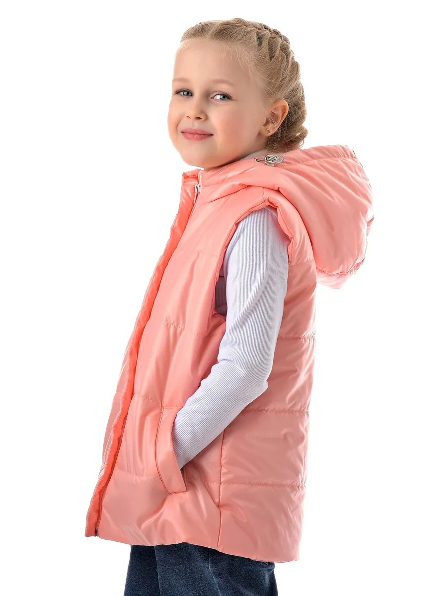 Жилет Rusland 925/персиковый - фото 4