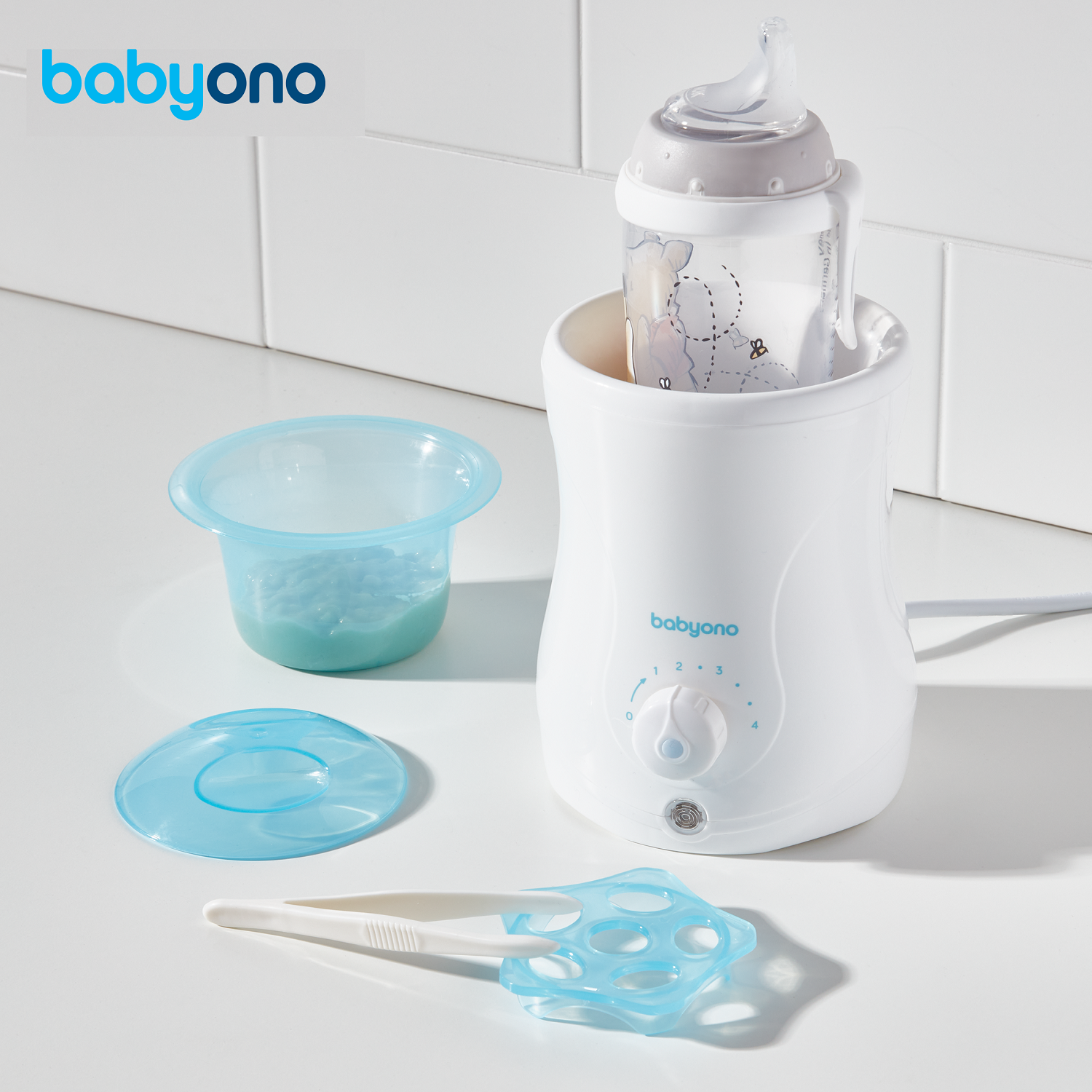 Подогреватель Babyono с функцией стерилизации Арт.216 - фото 1