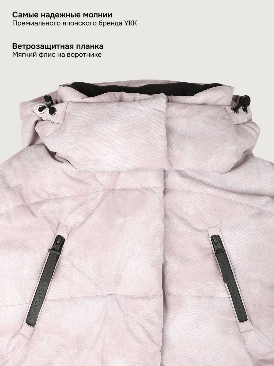 Пальто NIKASTYLE 6з7625 пудра - фото 9