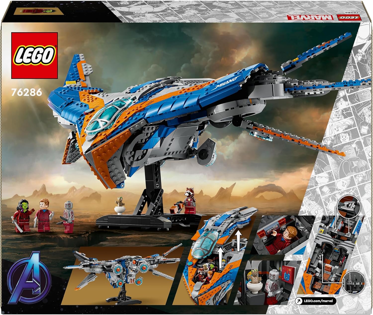 Конструктор LEGO Marvel Super Heroes The Milano 2090 дет. - фото 8