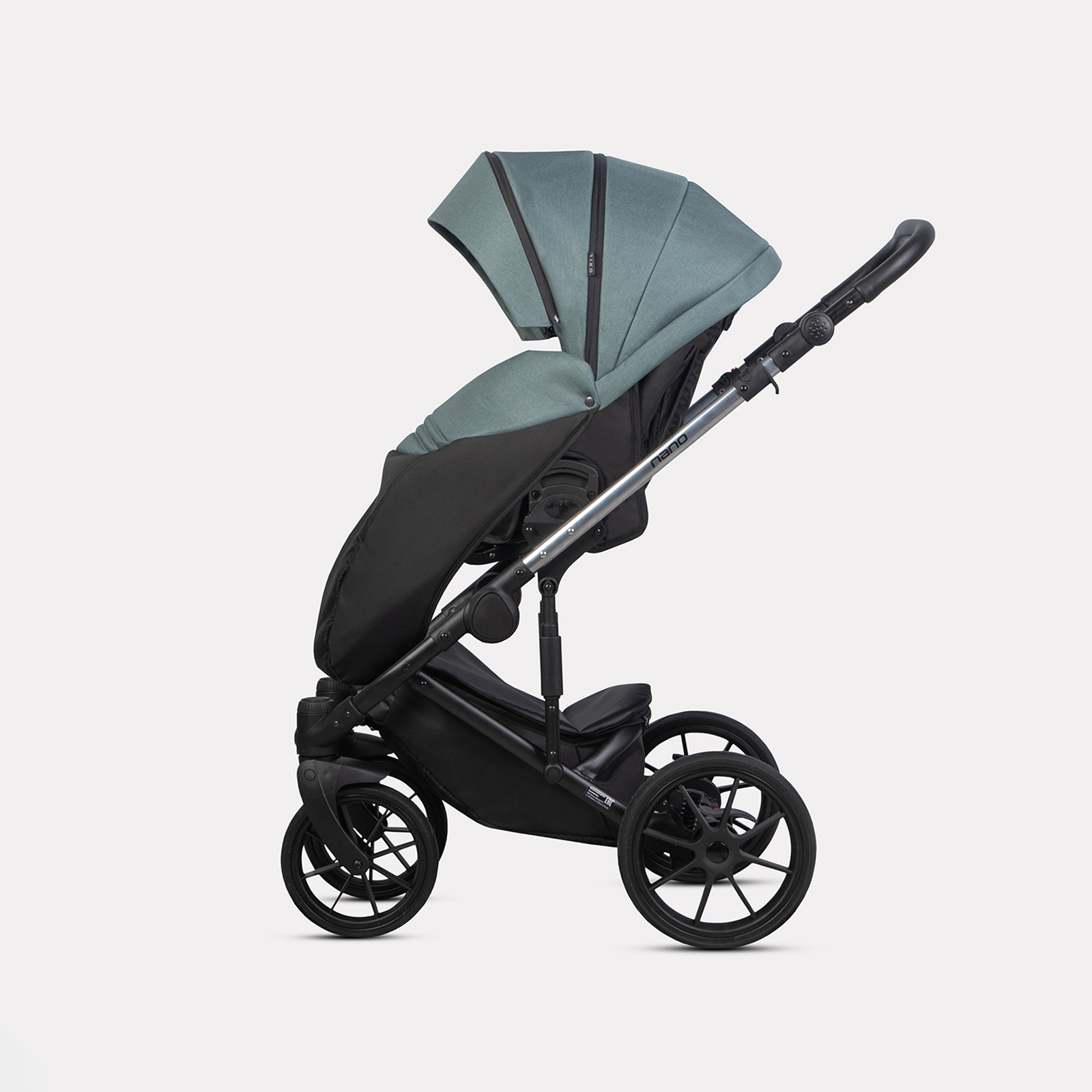 Коляска 2в1 Riko Nano Thermo зеленый - фото 6