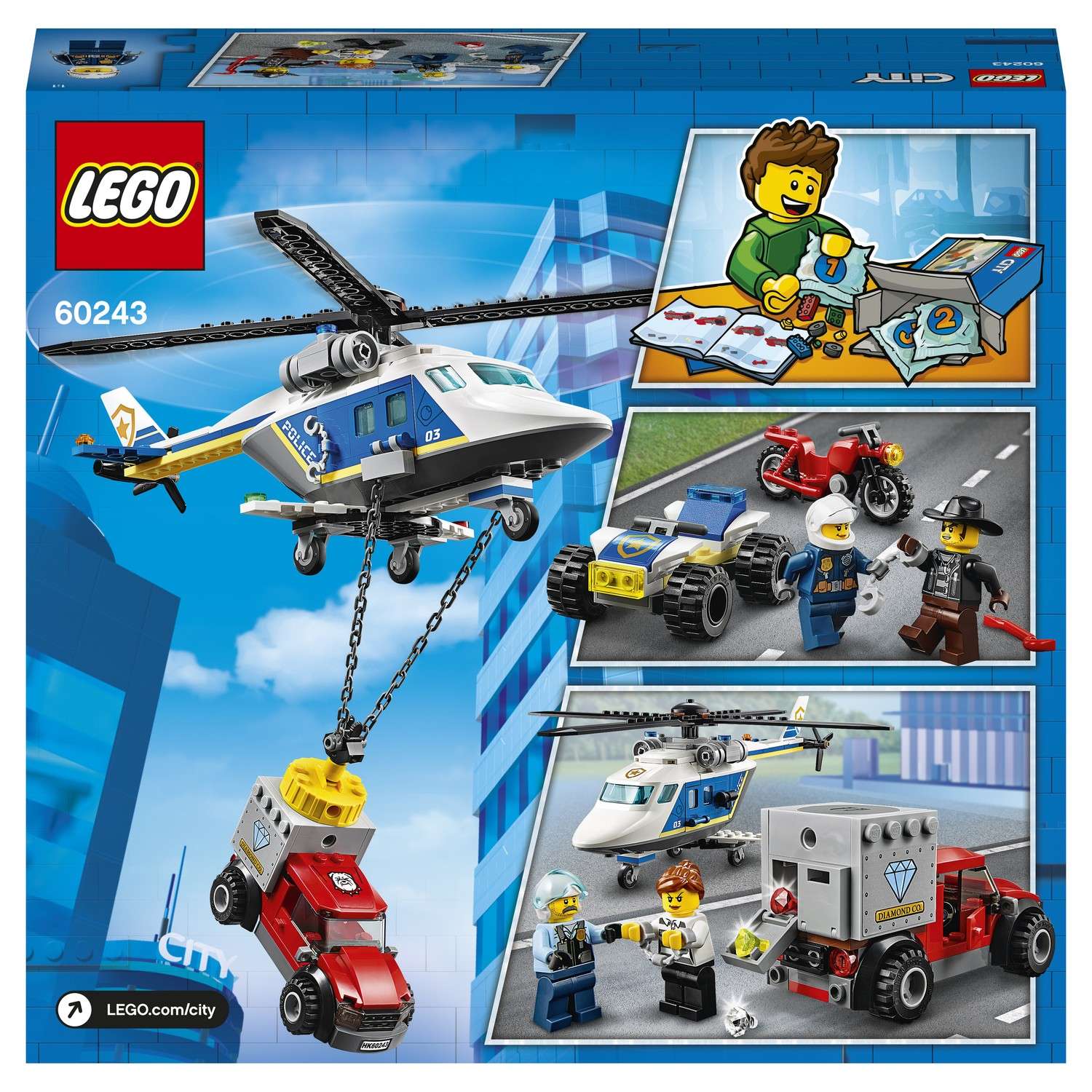 Конструктор LEGO City Police Погоня блочный - фото 3