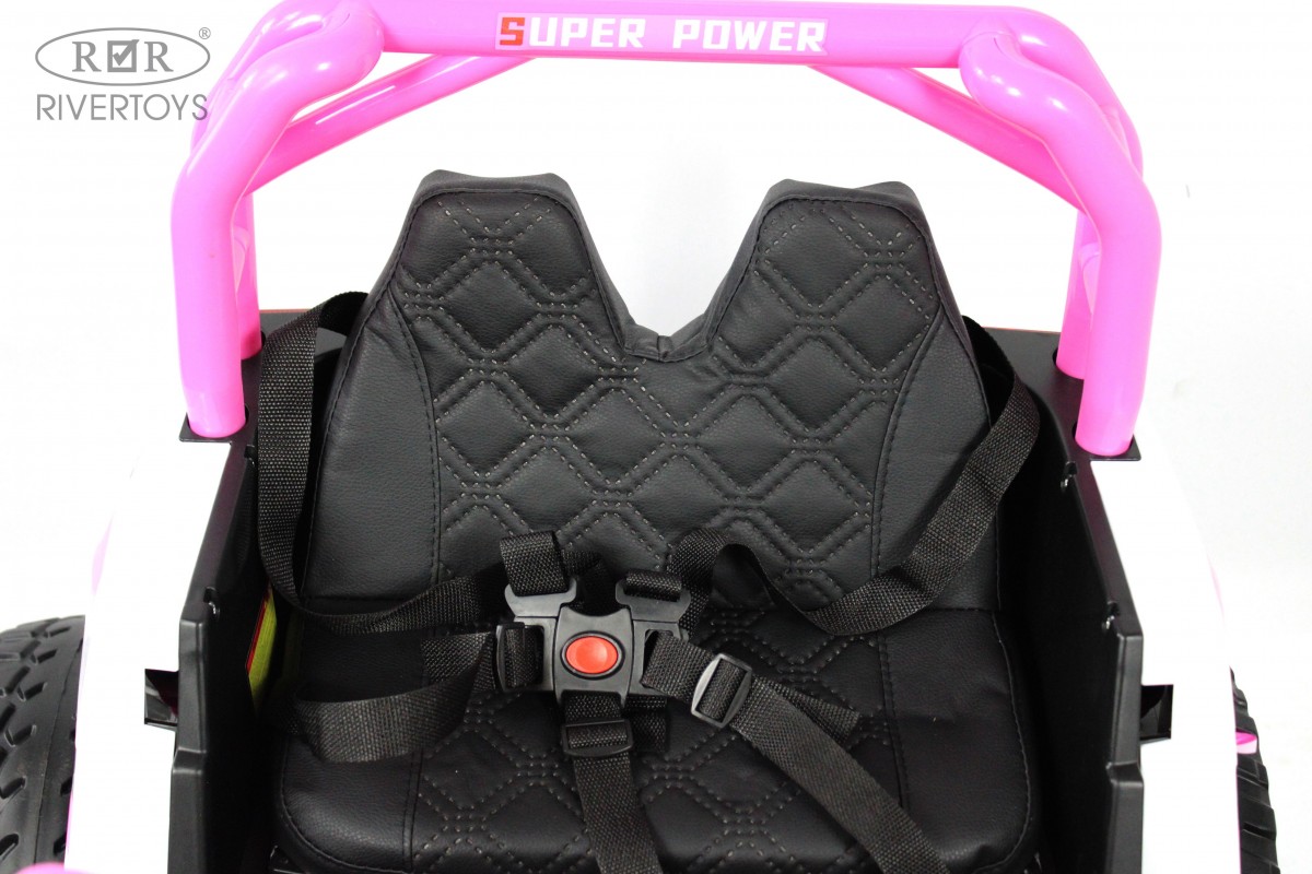 Электромобиль RIVERTOYS F888FF-A-PINK С пультом ДУ - фото 14