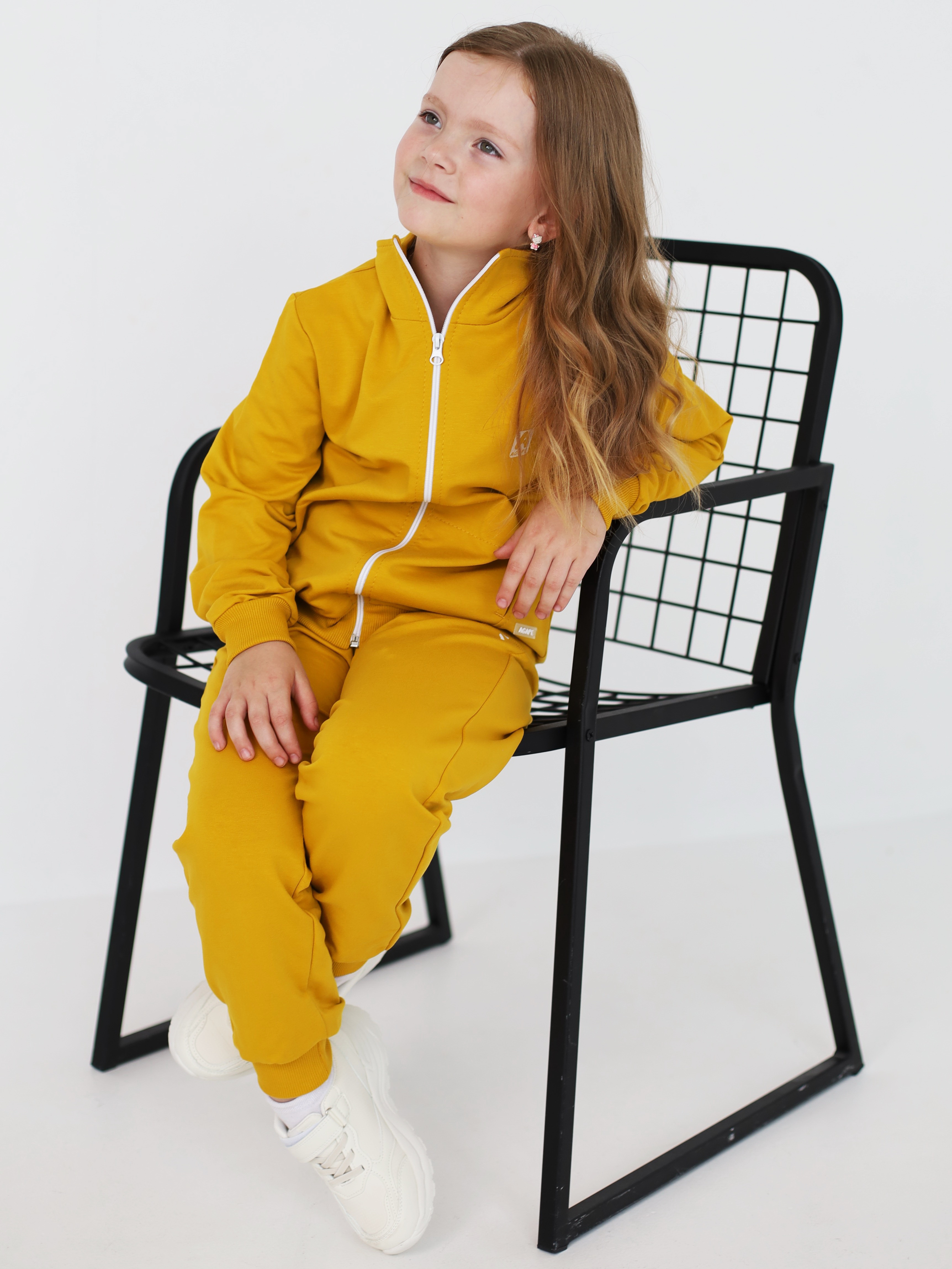 Костюм Агапэ 8015_горчичный - фото 4