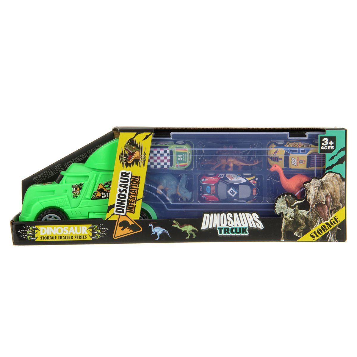 Автовоз Veld Co с динозаврами 132852 - фото 9