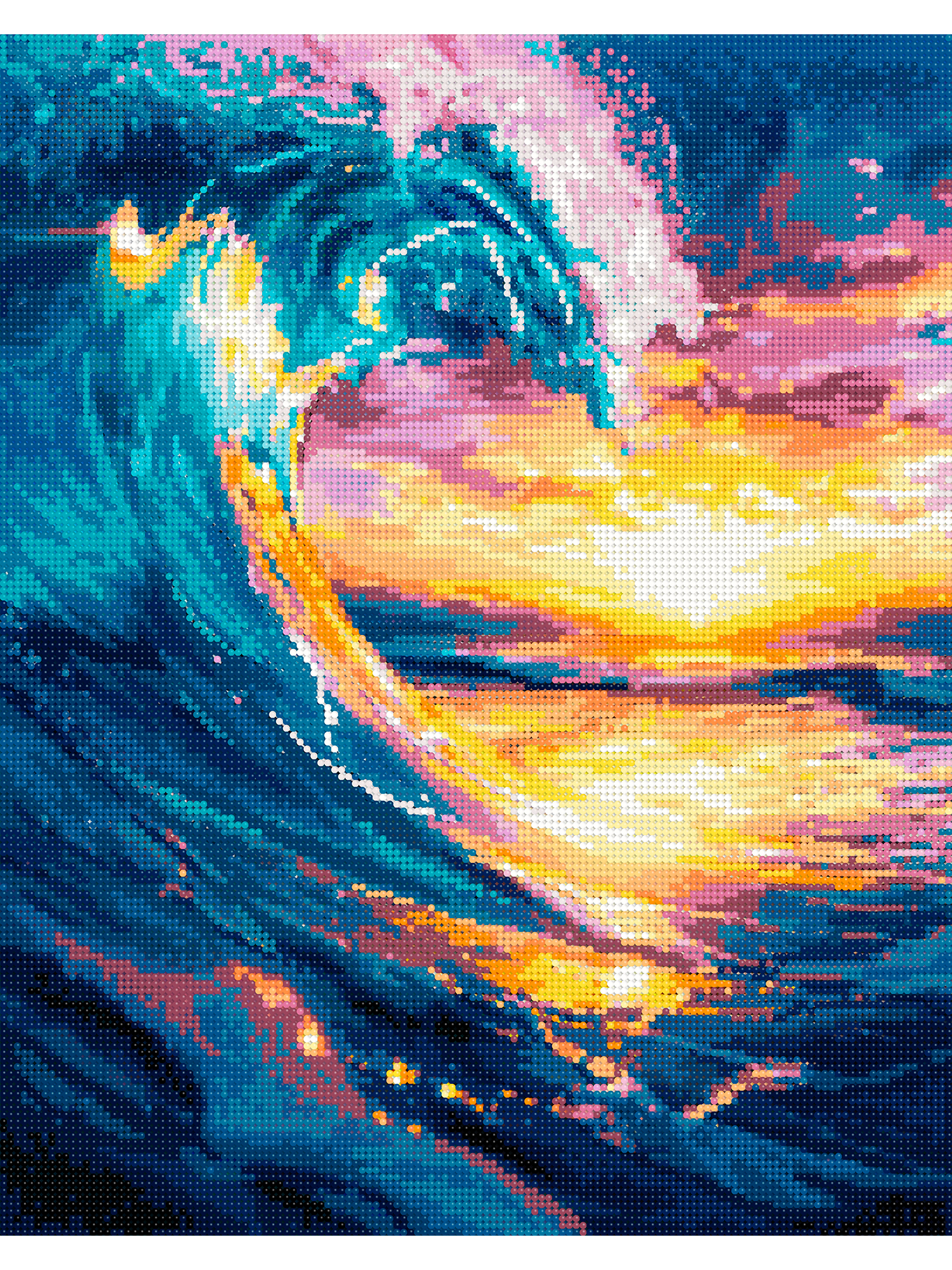 Алмазная мозаика Art on Canvas Волна в ассортименте - фото 2