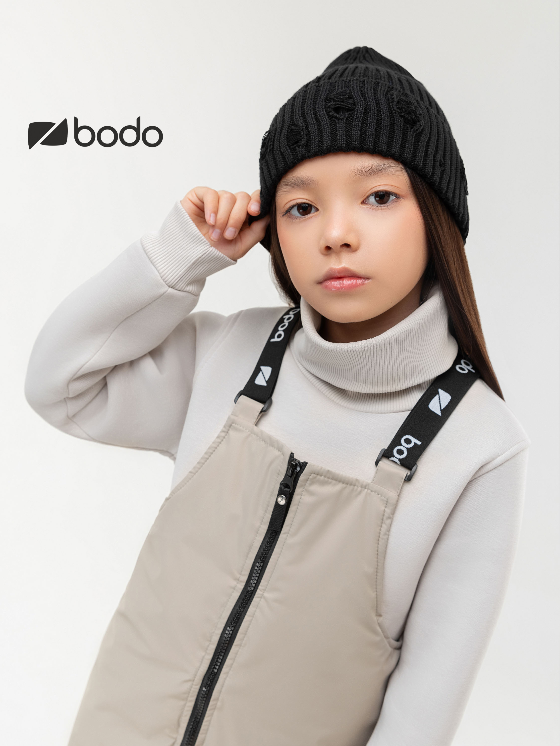 Куртка и полукомбинезон Bodo 32-59МU_серо-бежевый - фото 10